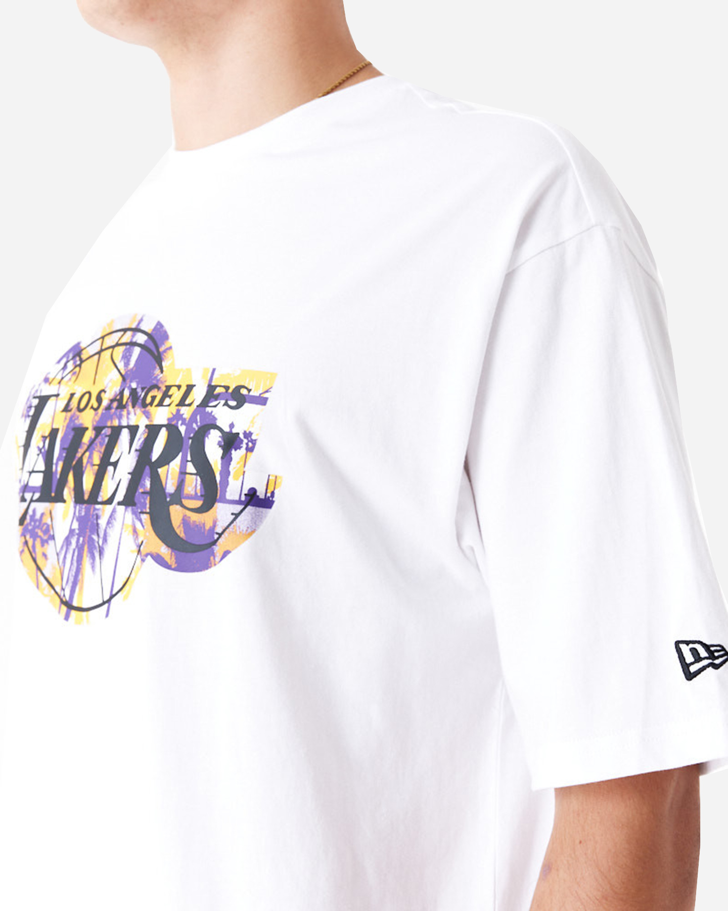 T-shirt NEW ERA INFILL LOS ANGELES LAKERS M - Bianco - 4 | Cisalfa Sport