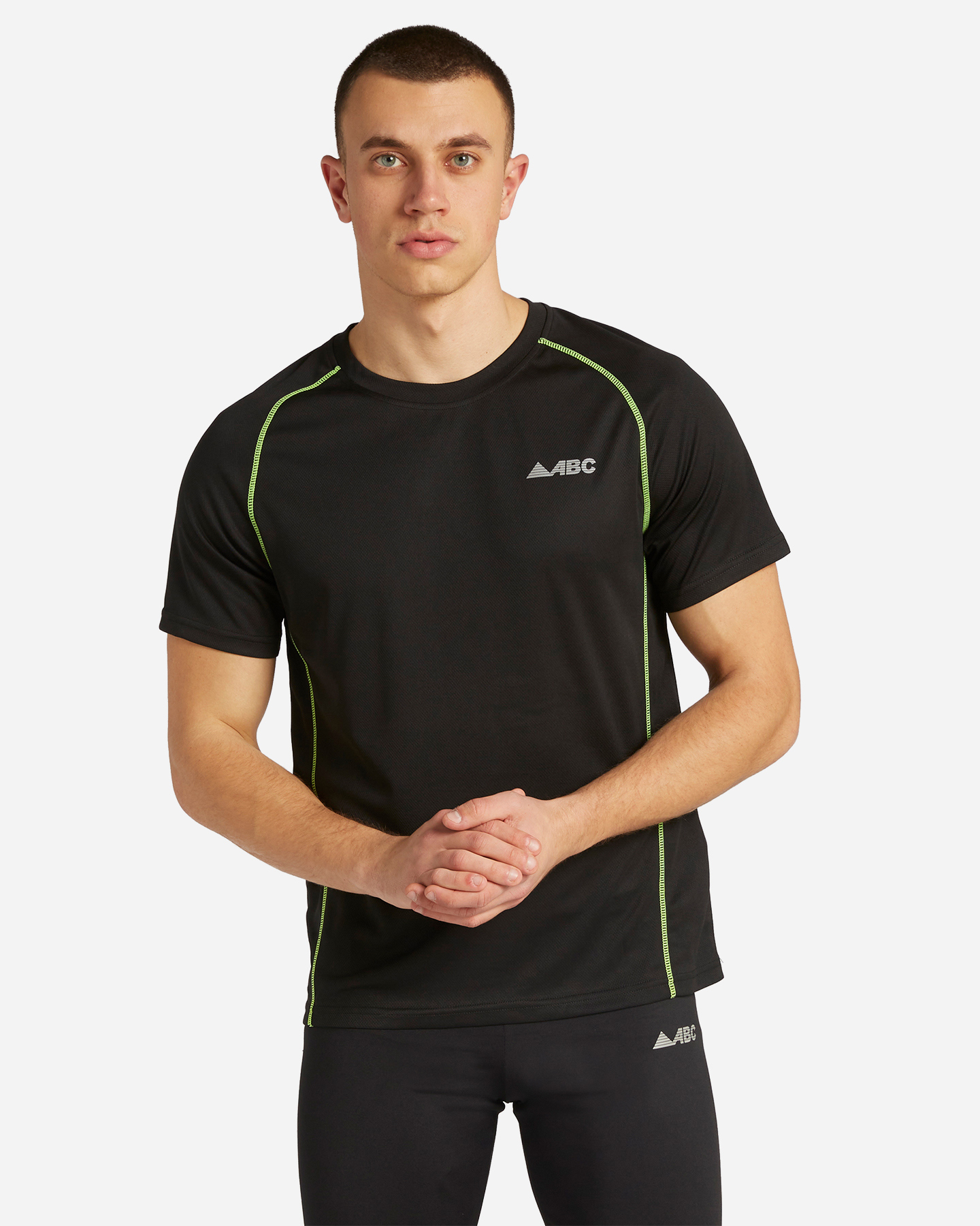 T-shirt running ABC RUN M - Nero - 0 | Cisalfa Sport