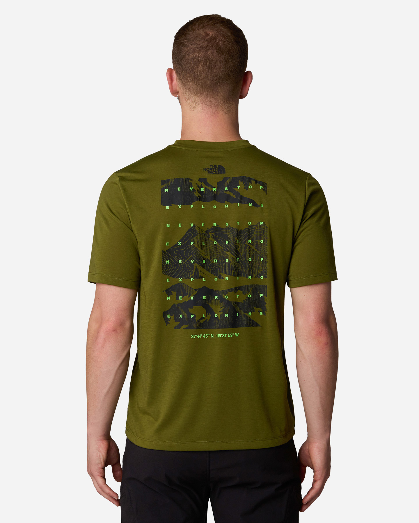 T-shirt THE NORTH FACE FOUNDATION MOUNT M - Verde - 3 | Cisalfa Sport