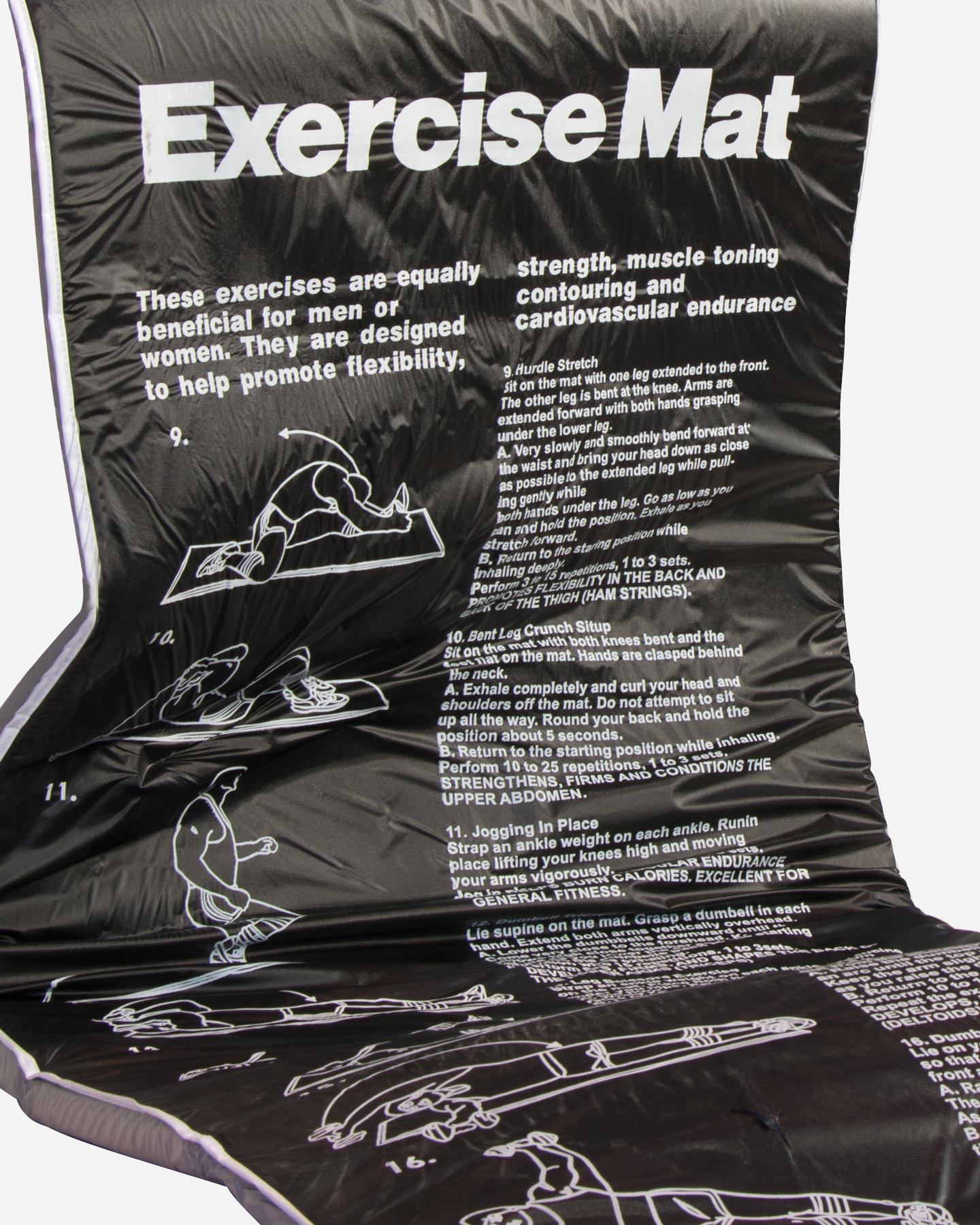 Materassino palestra CARNIELLI MATERASSINO FITNESS PVC 180CM - Nero - 1 | Cisalfa Sport
