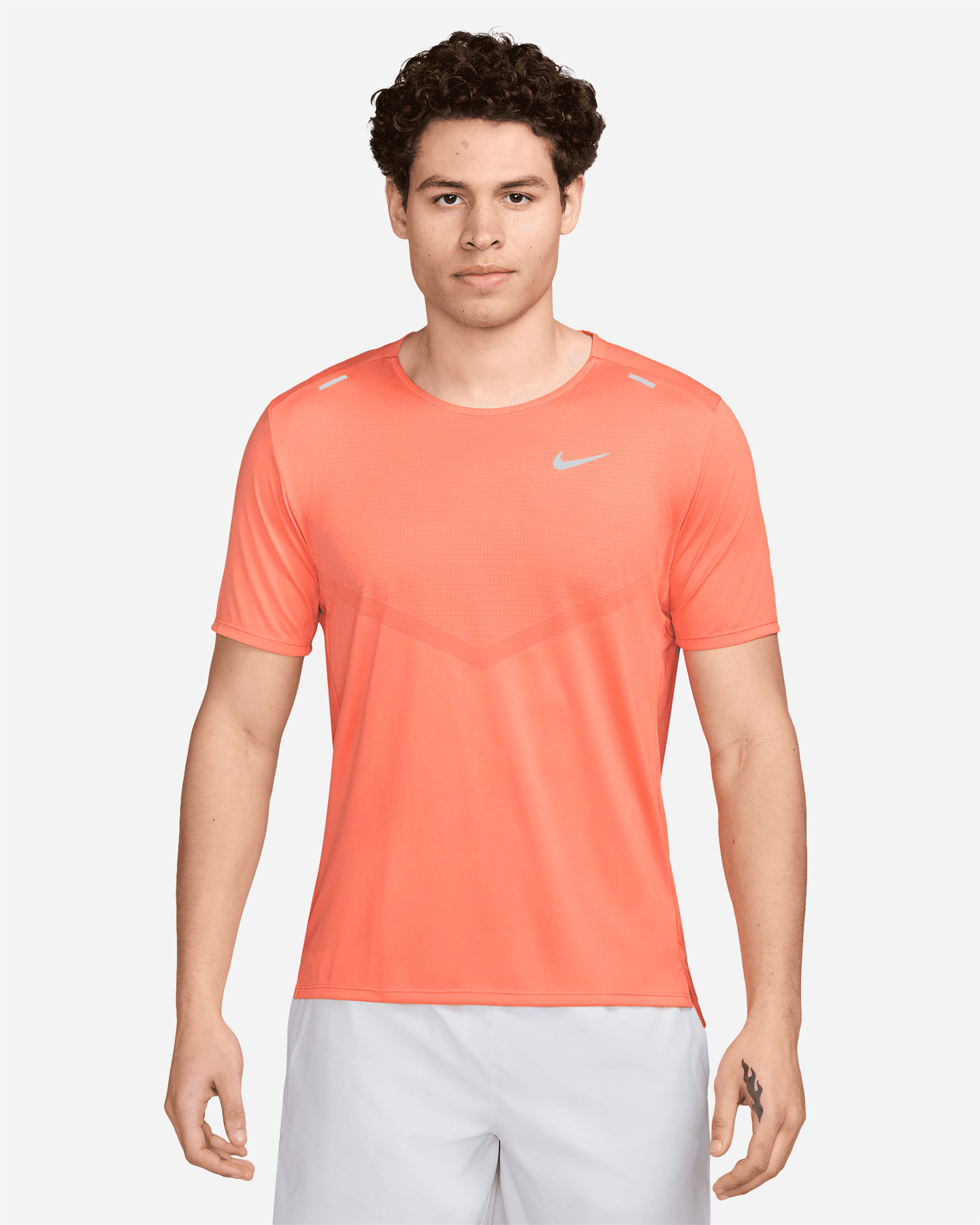 T-shirt running NIKE RISE 365 M - Arancione - 0 | Cisalfa Sport
