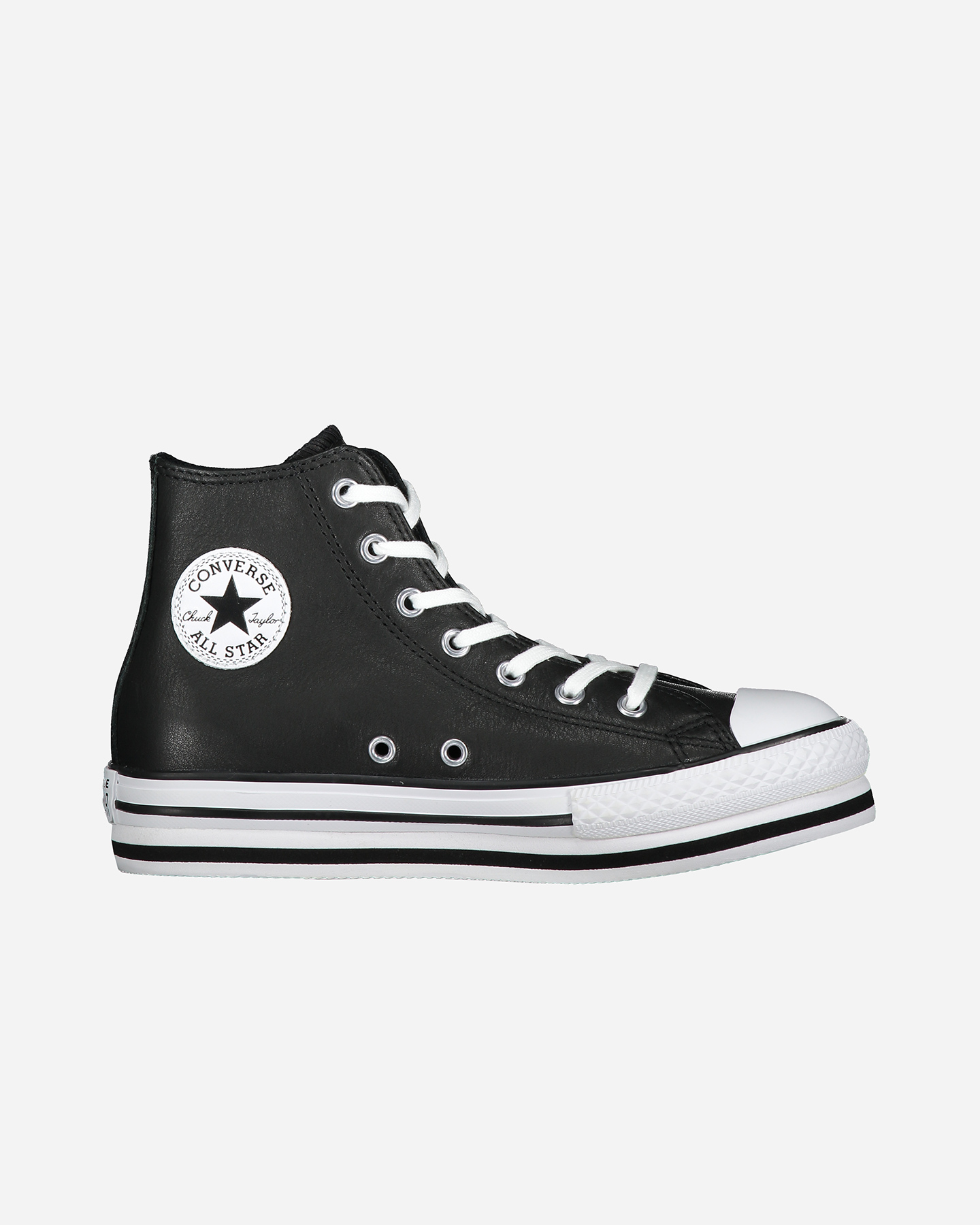 Scarpe sneakers CONVERSE CHUCK TAYLOR ALL STAR PLATFORM EVA HIGH PS JR - Nero - 0 | Cisalfa Sport
