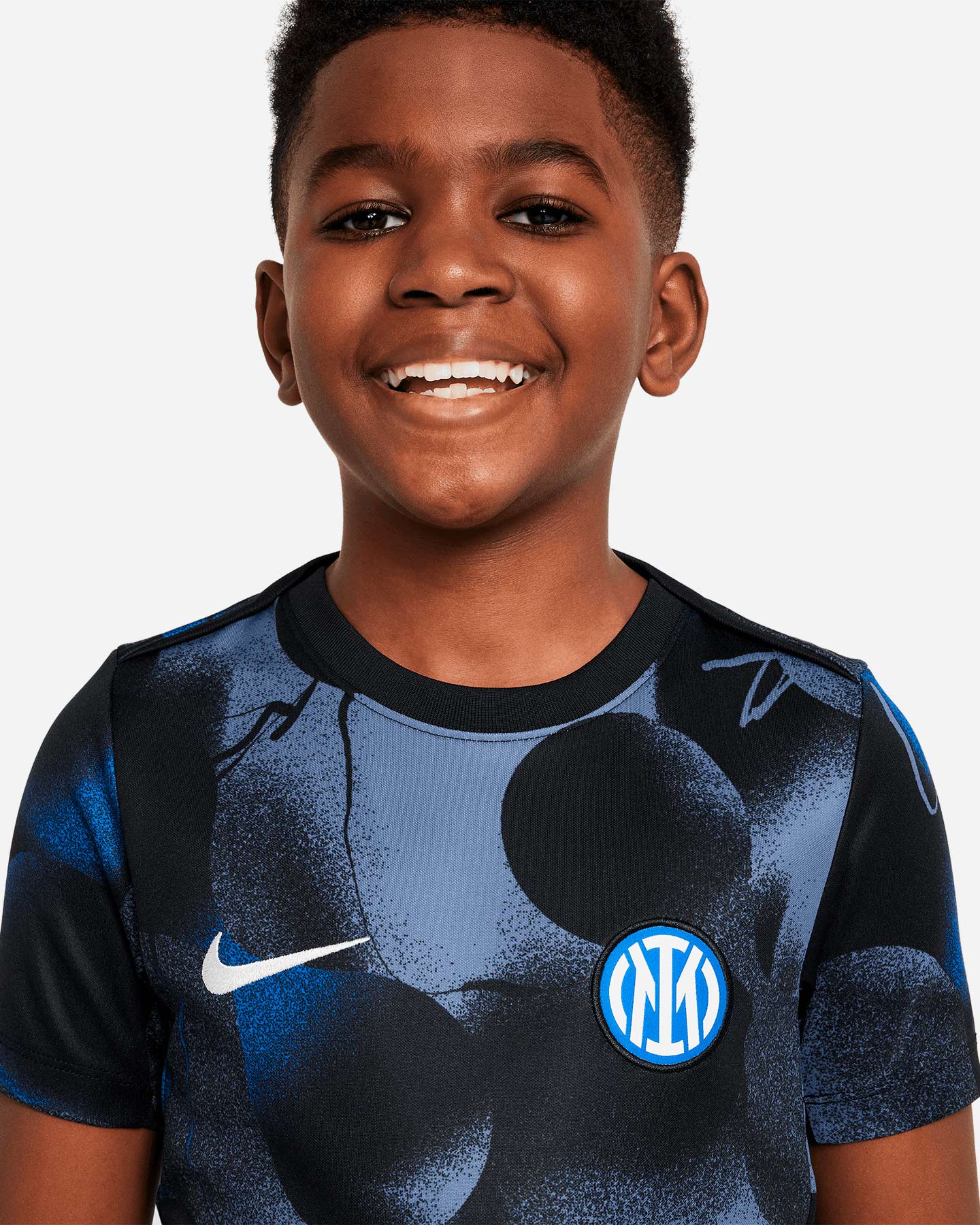 Maglia calcio ufficiale NIKE INTER 24-25 PRE-MATCH JR - 2 | Cisalfa Sport