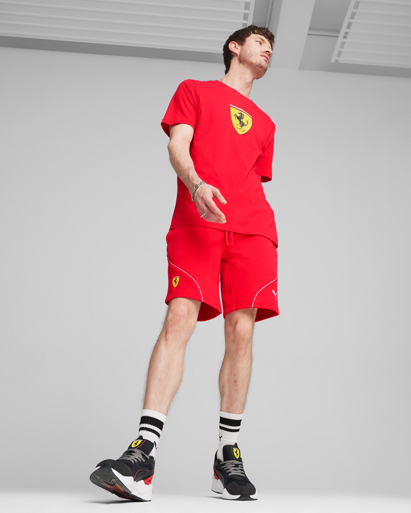 Fanwear PUMA FERRARI RACE BIG SHIELD M - Rosso - 4 | Cisalfa Sport