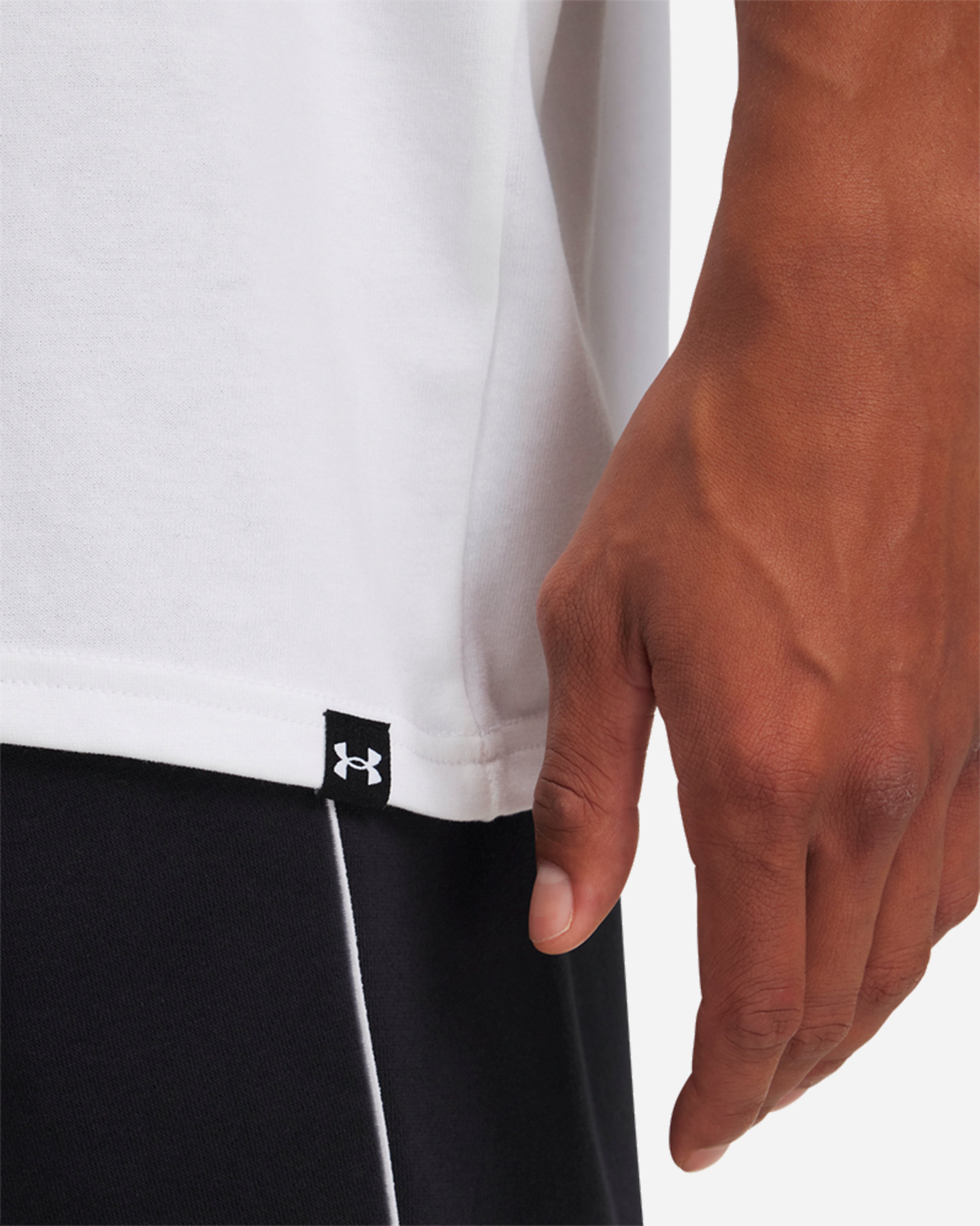 T-shirt UNDER ARMOUR THE ROCK RACING M - Bianco - 2 | Cisalfa Sport