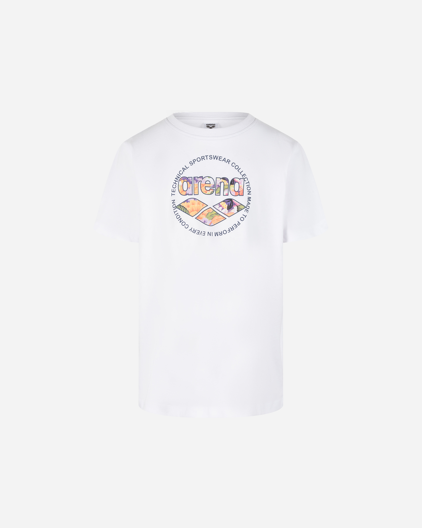 T-shirt ARENA MAXI LOGO JR - Bianco - 0 | Cisalfa Sport