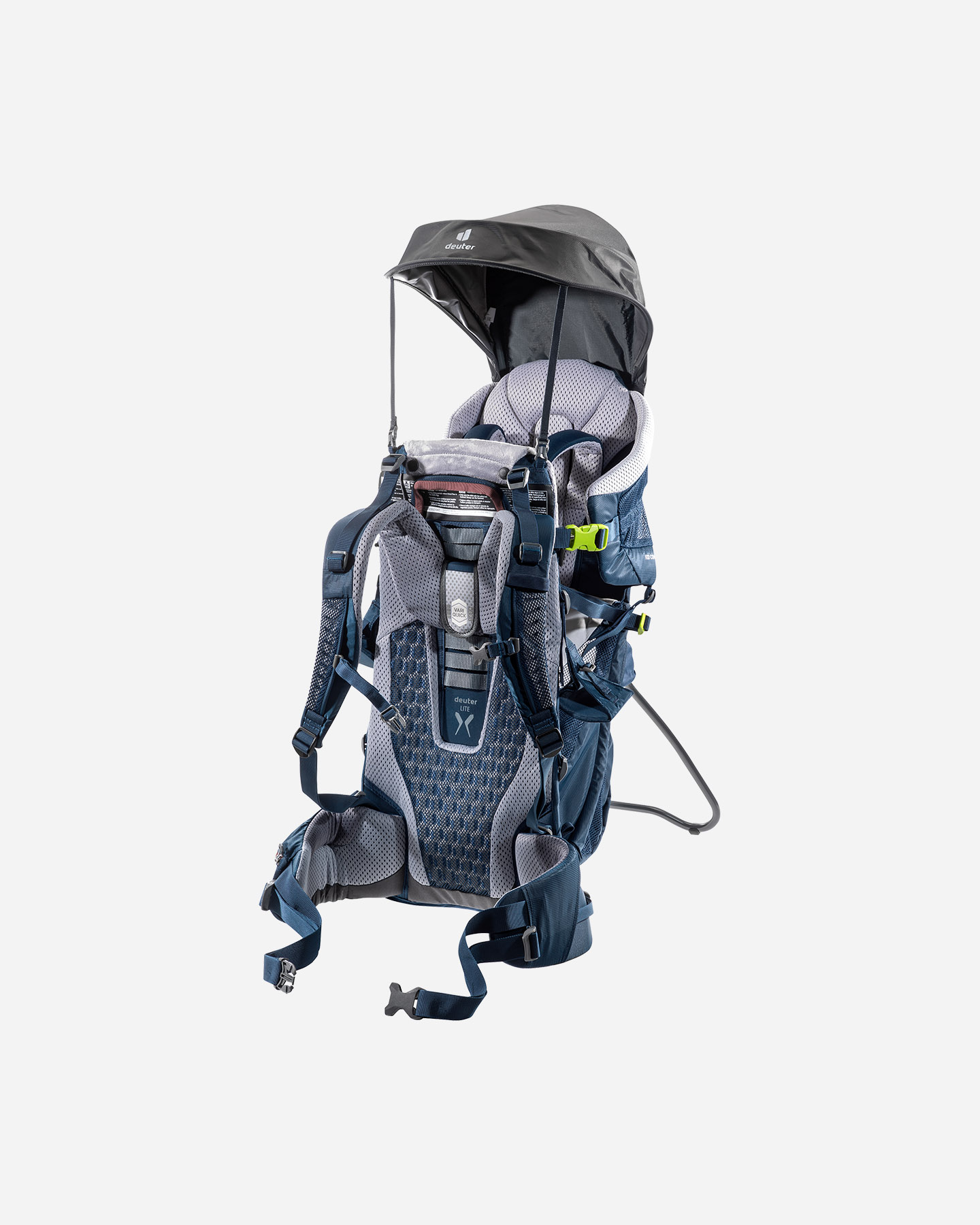 Zaino portabambino DEUTER KID COMFORT ACTIVE COVER RC DELUX - Blu - 1 | Cisalfa Sport