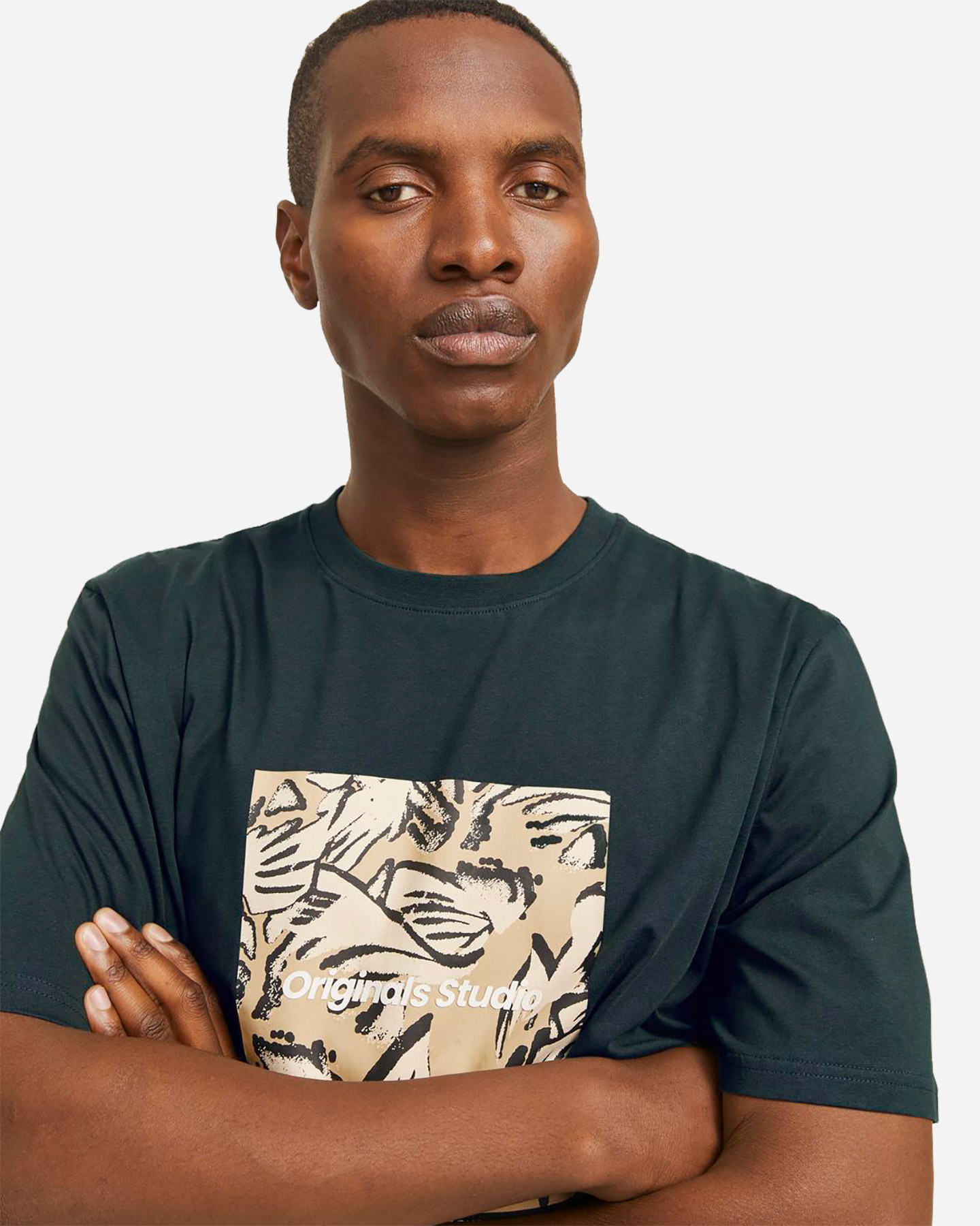 T-shirt JACK & JONES BOXFRONT M - Verde - 3 | Cisalfa Sport