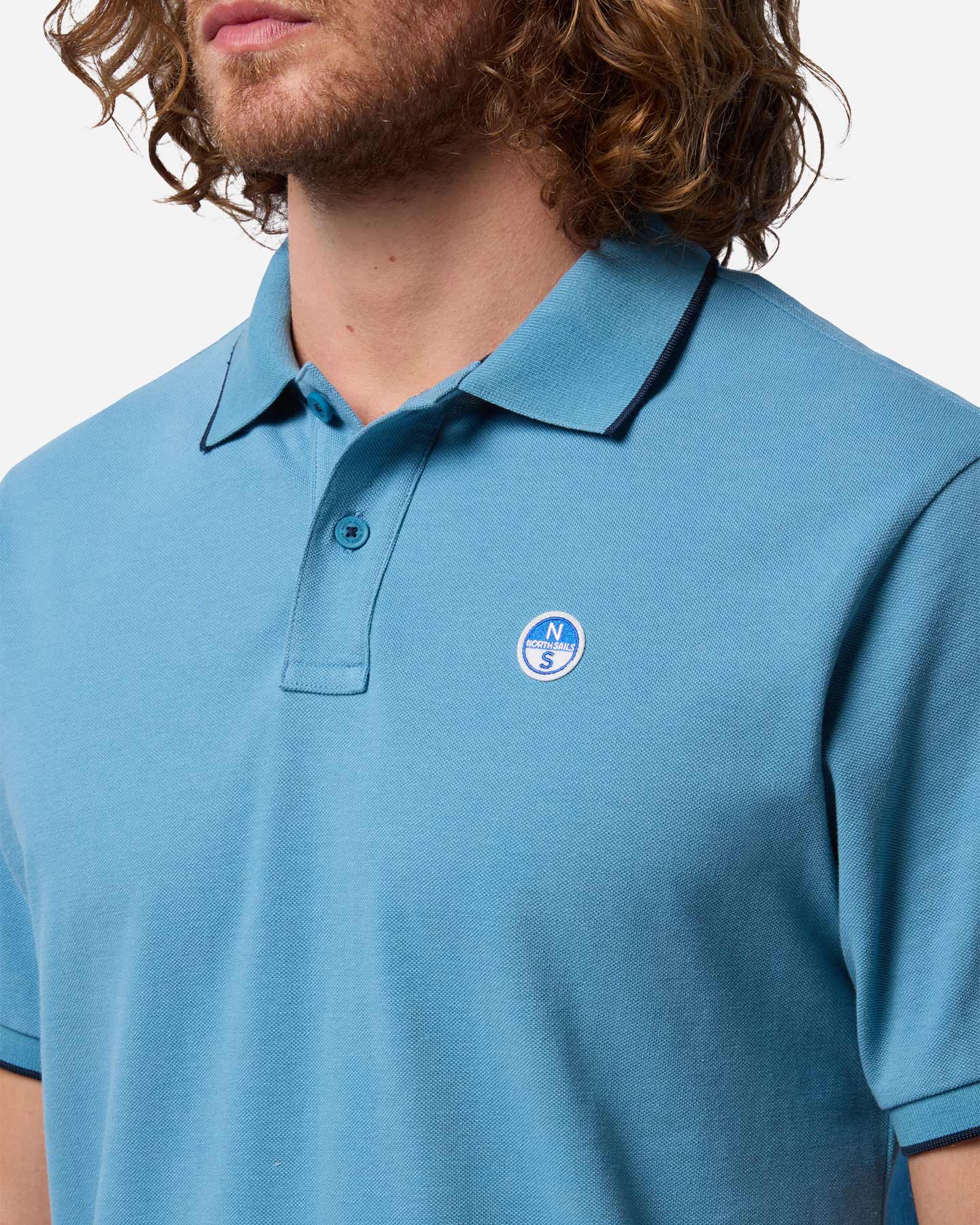 Polo NORTH SAILS PIQUET REGULAR M - Azzurro - 4 | Cisalfa Sport