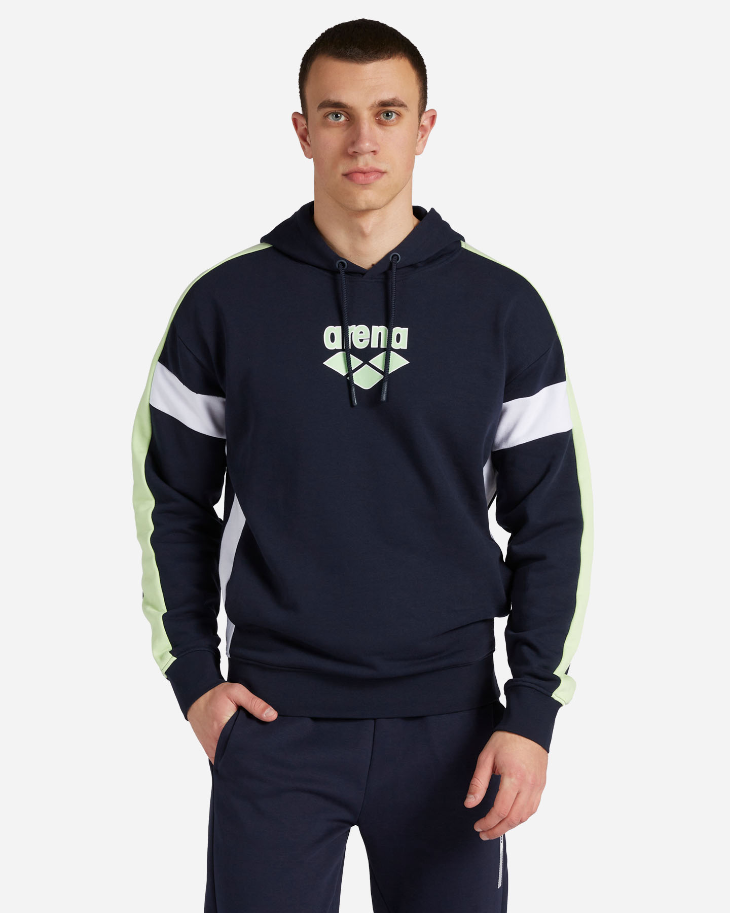 Felpa ARENA ATHLETICS M - Blu Navy - 0 | Cisalfa Sport