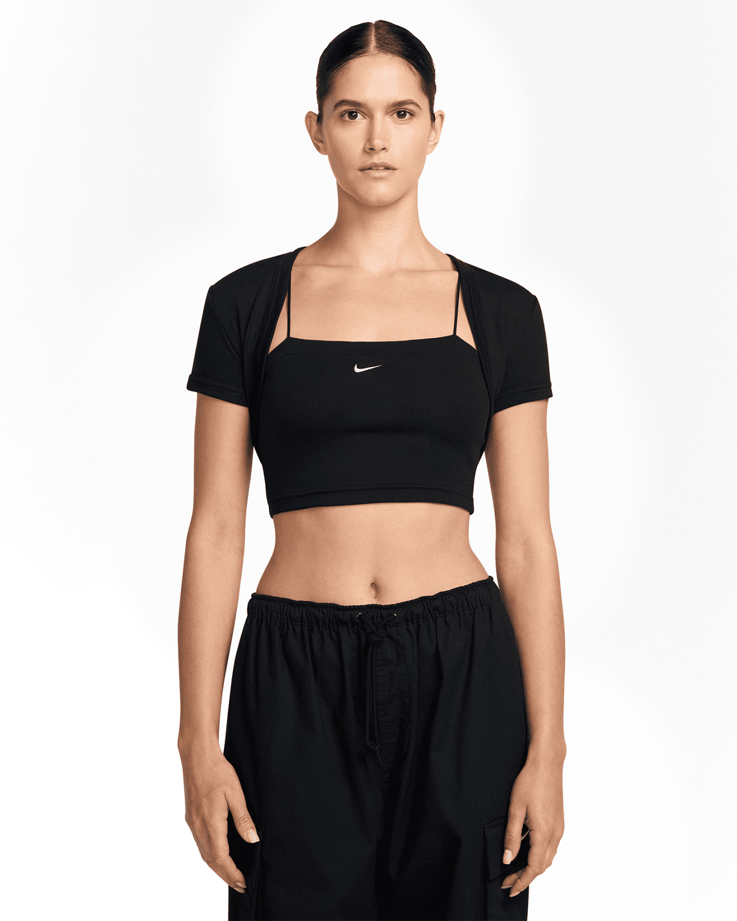 T-shirt NIKE CROP W - Nero - 0 | Cisalfa Sport