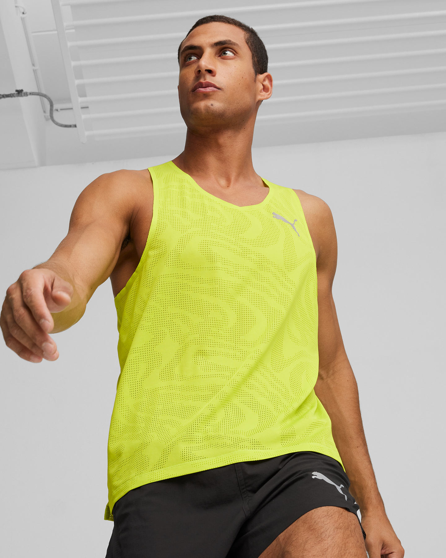 Canotta running PUMA ULTRASPUN M - Giallo - 2 | Cisalfa Sport