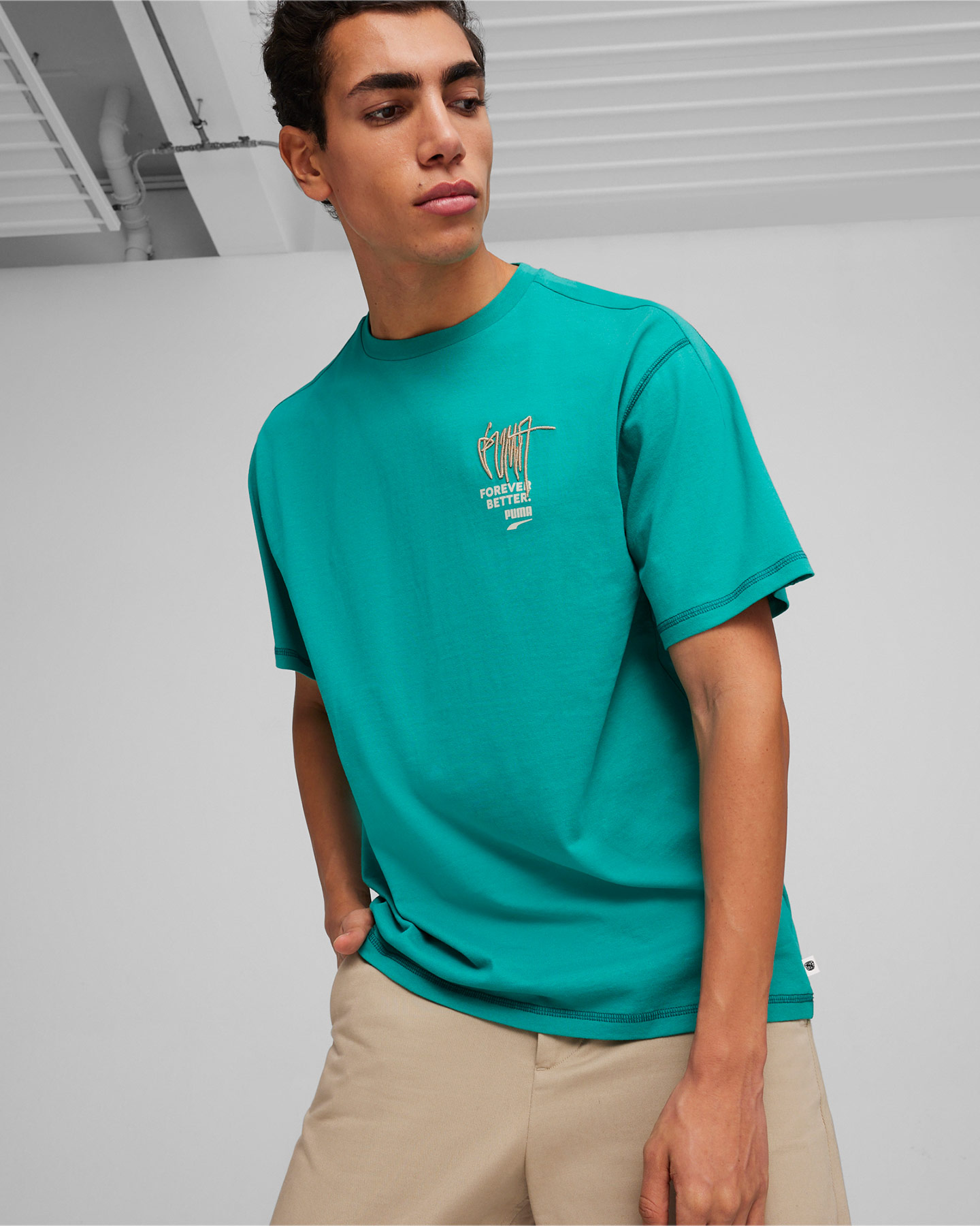 T-shirt PUMA BETTER FUTURE M - Verde - 2 | Cisalfa Sport