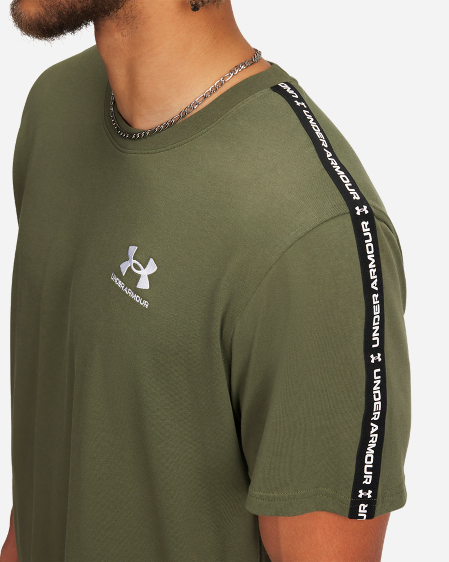 T-shirt UNDER ARMOUR ICON HWT M - Verde - 2 | Cisalfa Sport