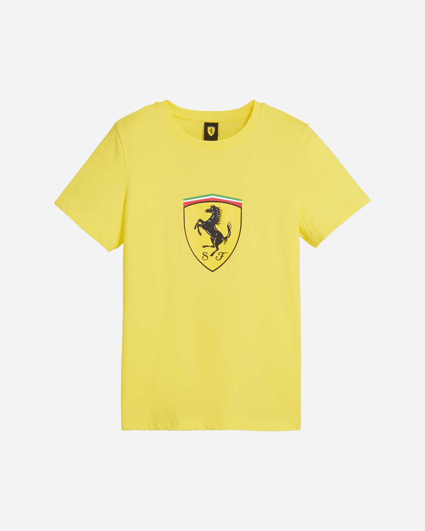 Fanwear PUMA FERRARI RACE BIG SHIELD JR - Giallo - 0 | Cisalfa Sport
