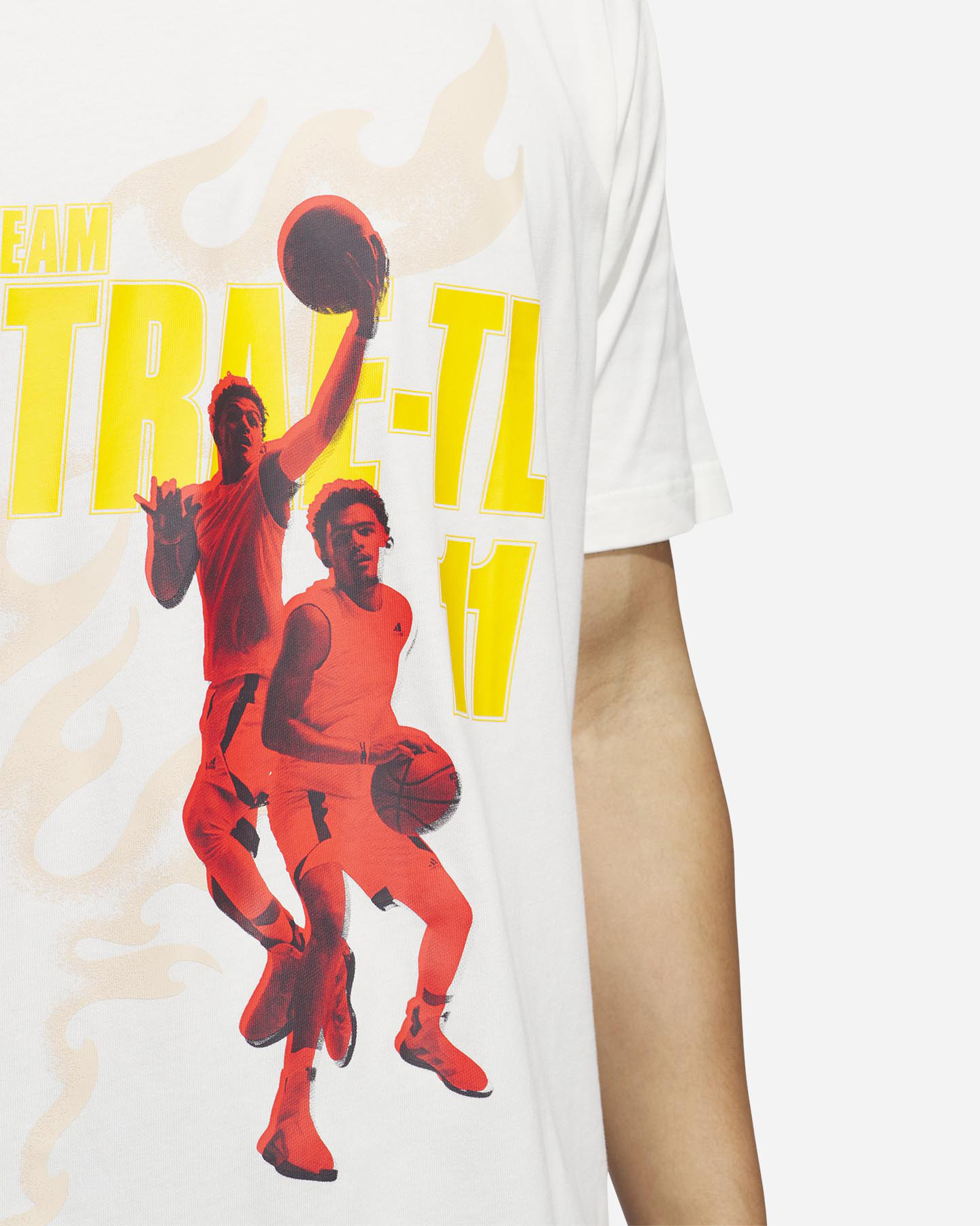 Maglia basket ADIDAS TEAM TRAE M - 4 | Cisalfa Sport