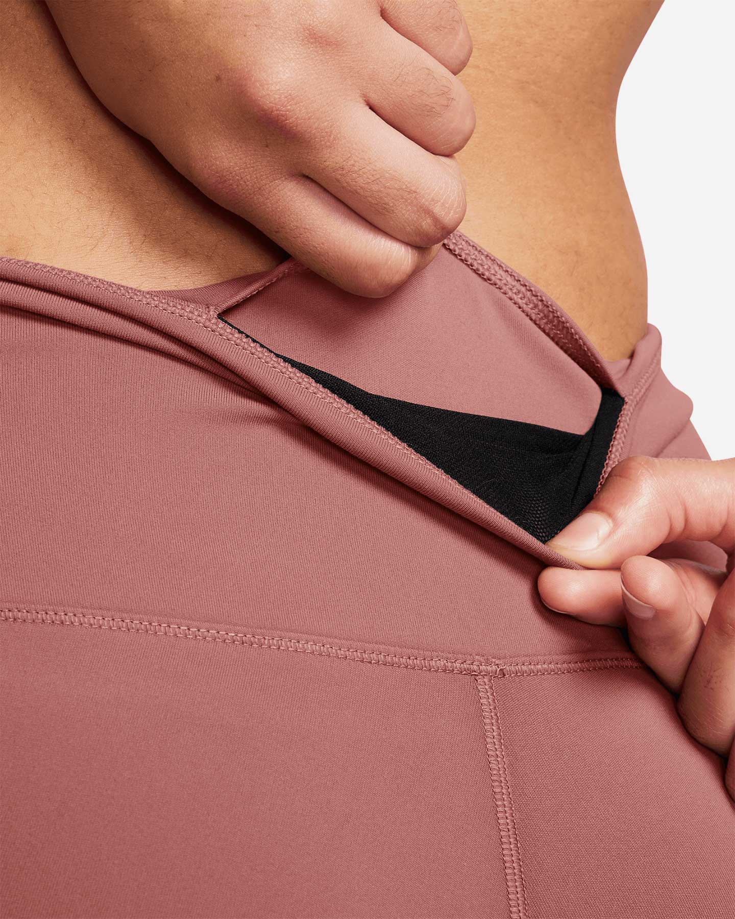Leggings NIKE DRI FIT 7-8 HIGH RISE W - Rosa - 2 | Cisalfa Sport
