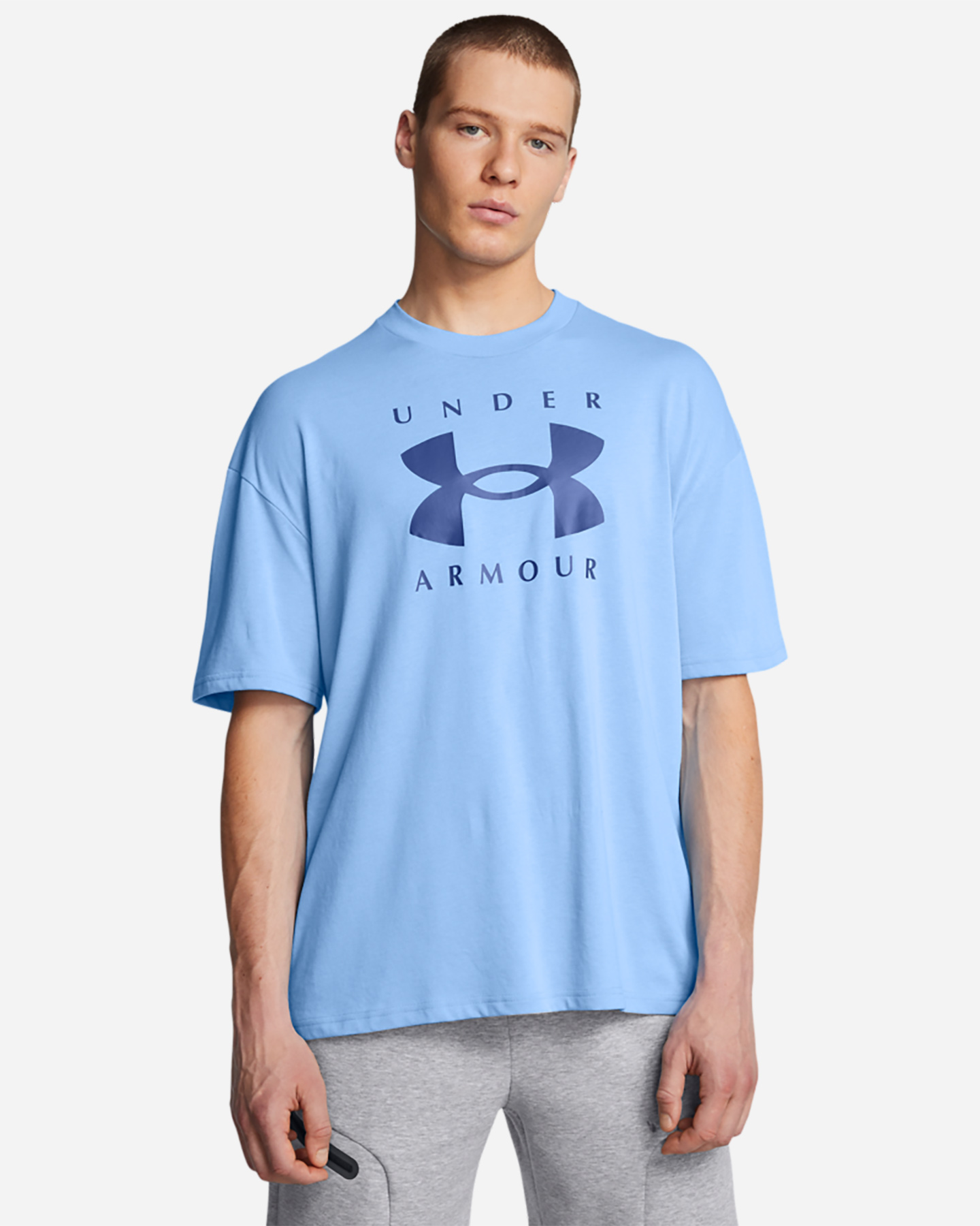 T-shirt UNDER ARMOUR BRANDED LOGO M - Blu - 2 | Cisalfa Sport
