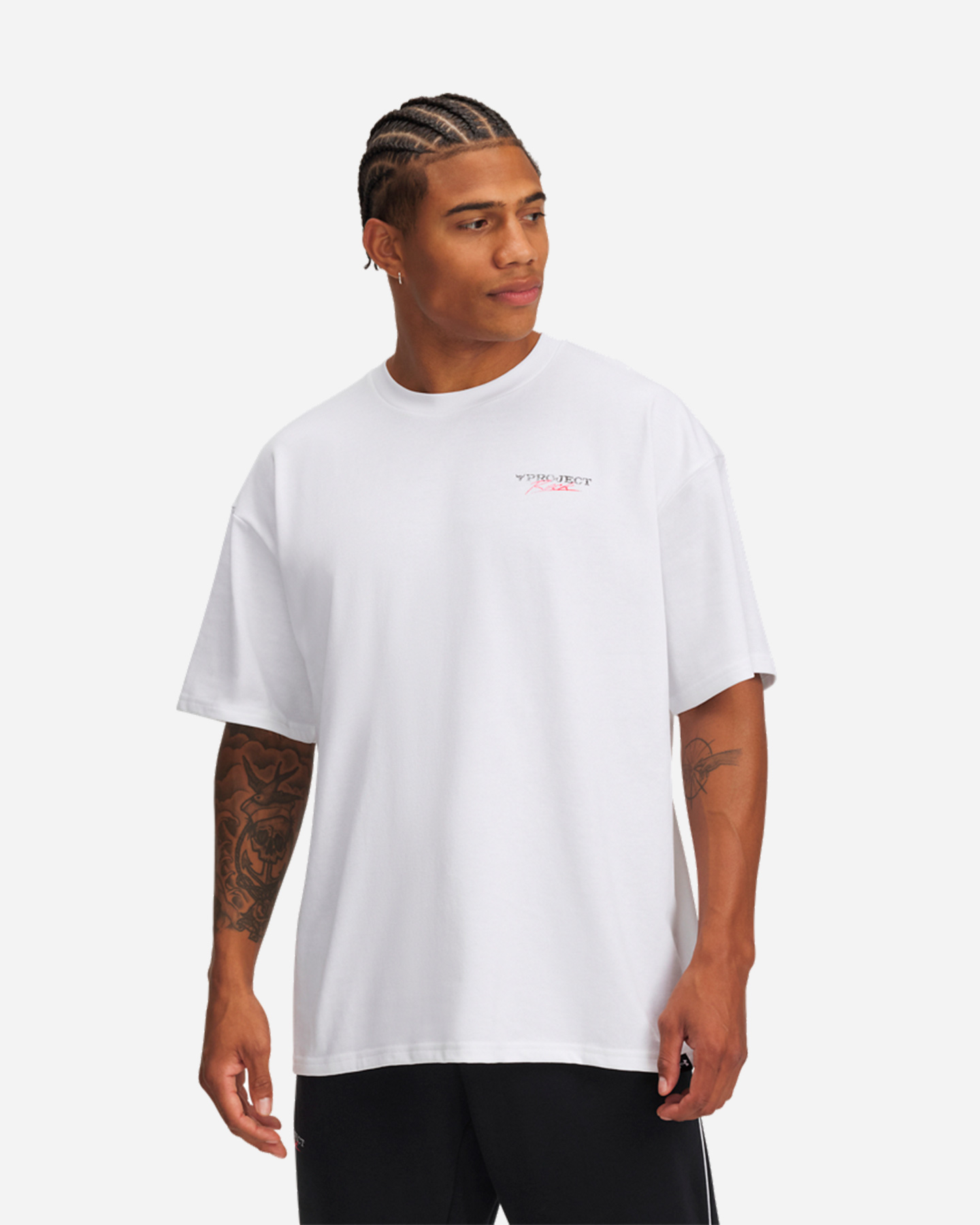 T-shirt UNDER ARMOUR THE ROCK RACING M - Bianco - 0 | Cisalfa Sport