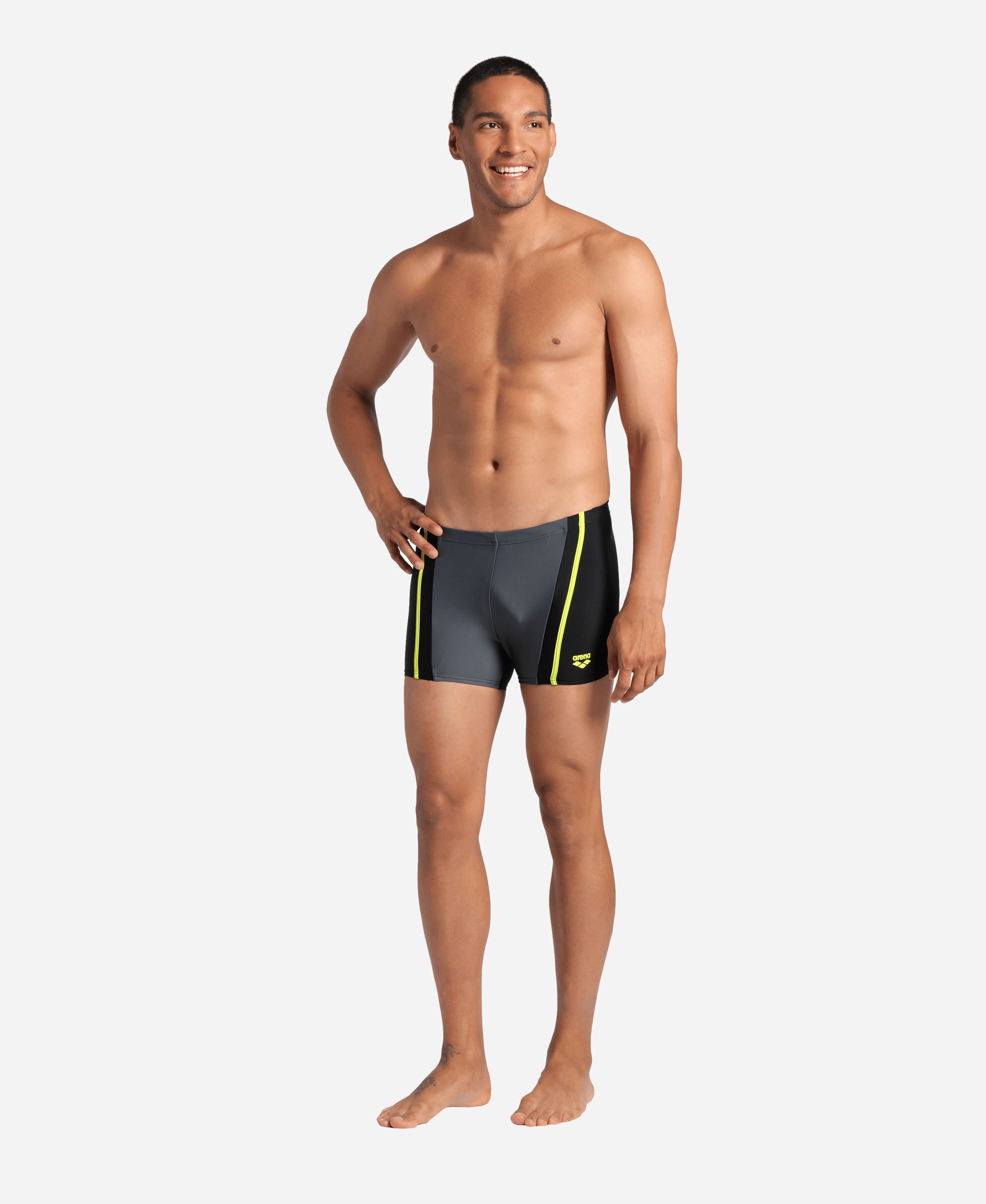Short piscina ARENA MULTI PANELS M - Grigio - 3 | Cisalfa Sport