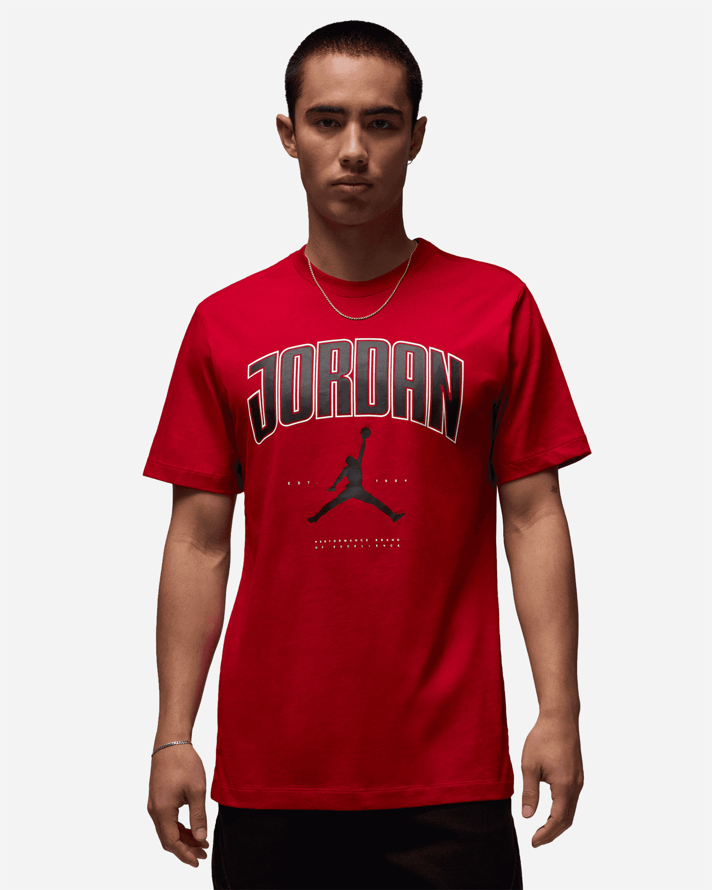 T-shirt NIKE JORDAN PRINTED M - Rosso - 0 | Cisalfa Sport