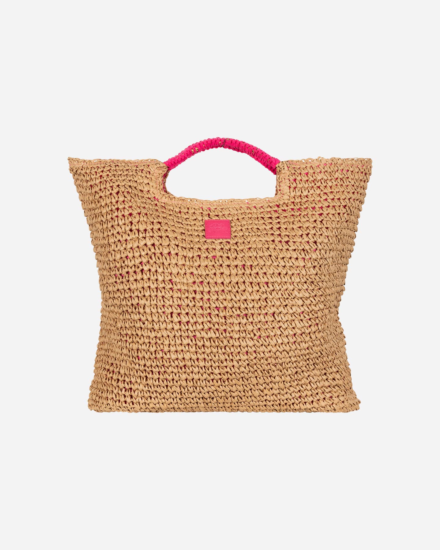 Borsa SUNDEK RAFFIA CONTRASTO W - Fucsia - 0 | Cisalfa Sport