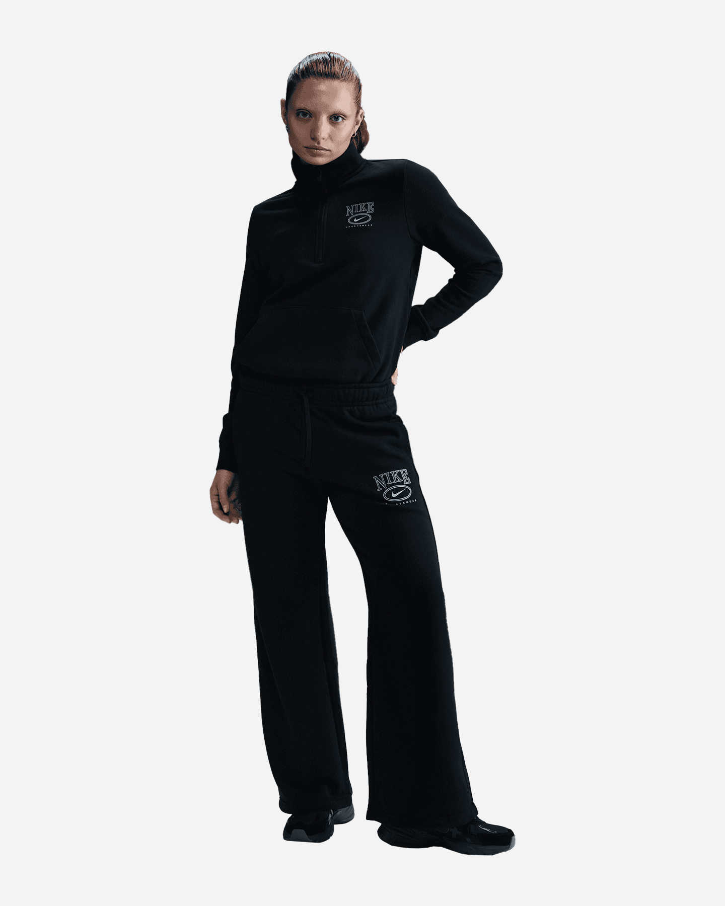 Pantalone NIKE CLUB W - Nero - 2 | Cisalfa Sport