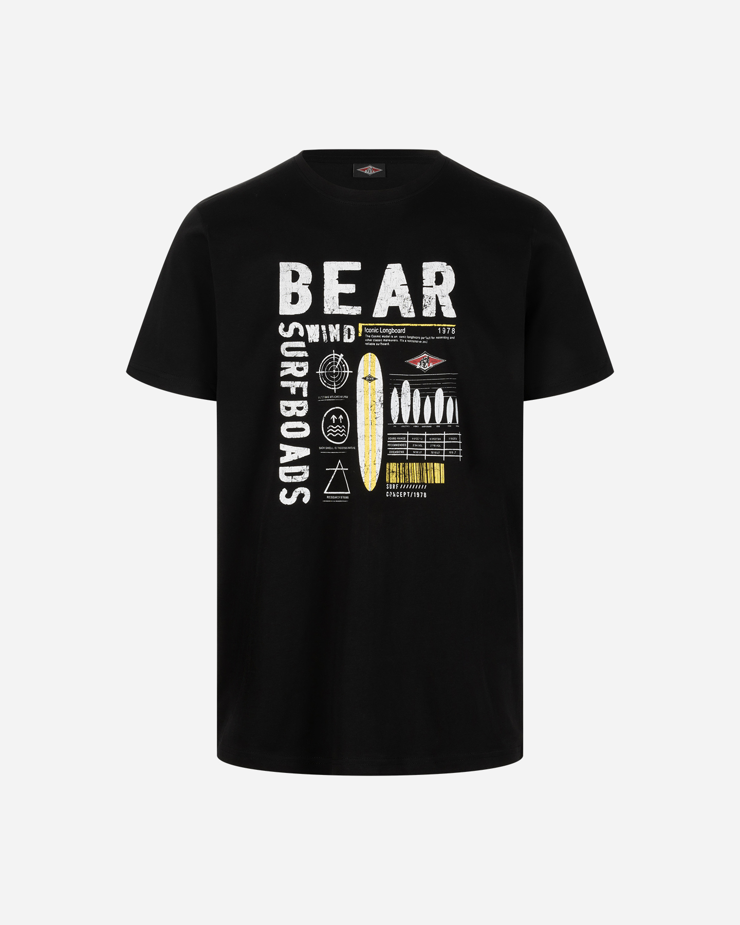 T-shirt BEAR HERITAGE M - Nero - 5 | Cisalfa Sport