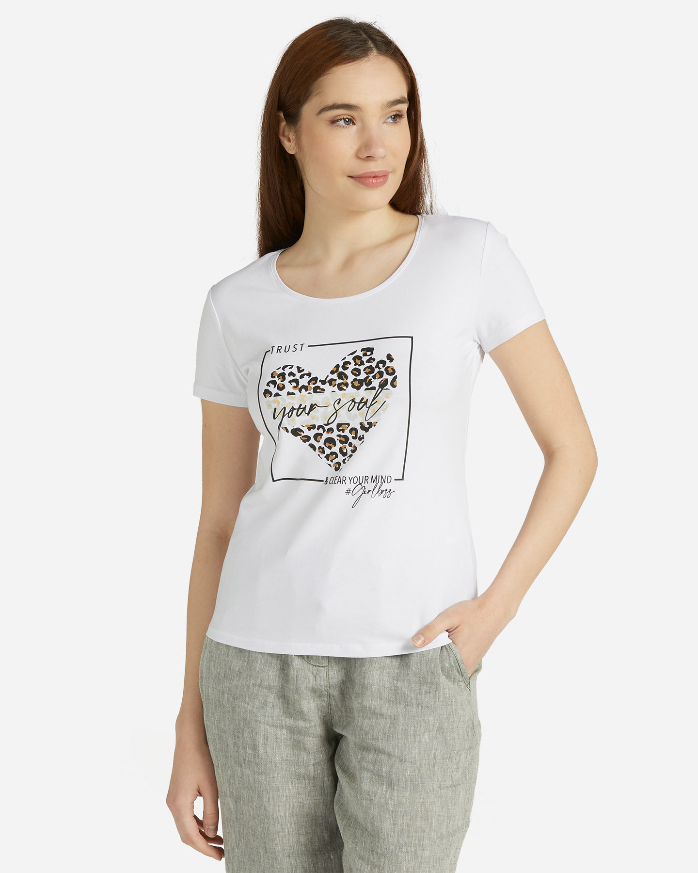 T-shirt DACK'S PRINTED W - Bianco - 0 | Cisalfa Sport