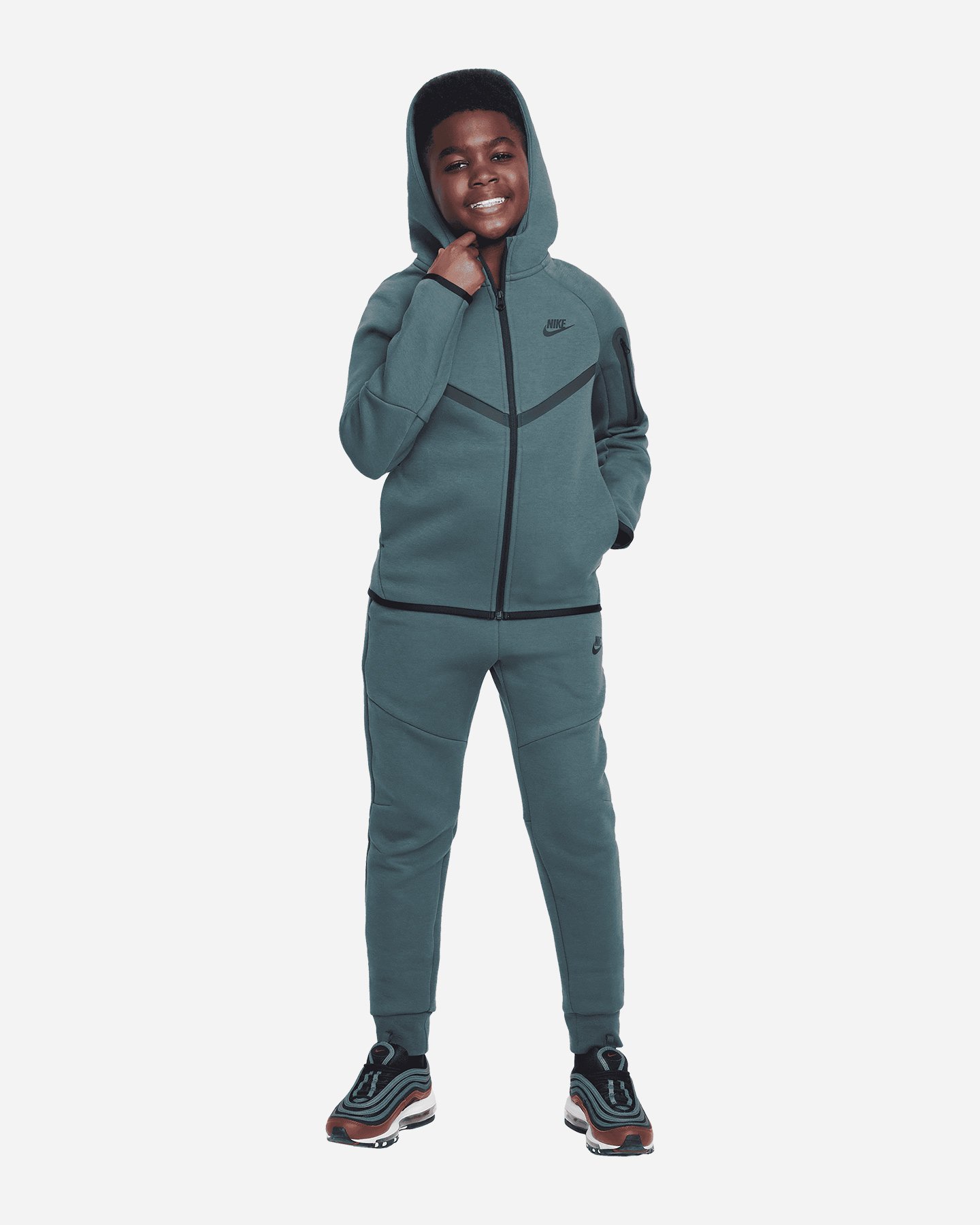 Felpa NIKE TECH FLEECE 2 JR - 5 | Cisalfa Sport