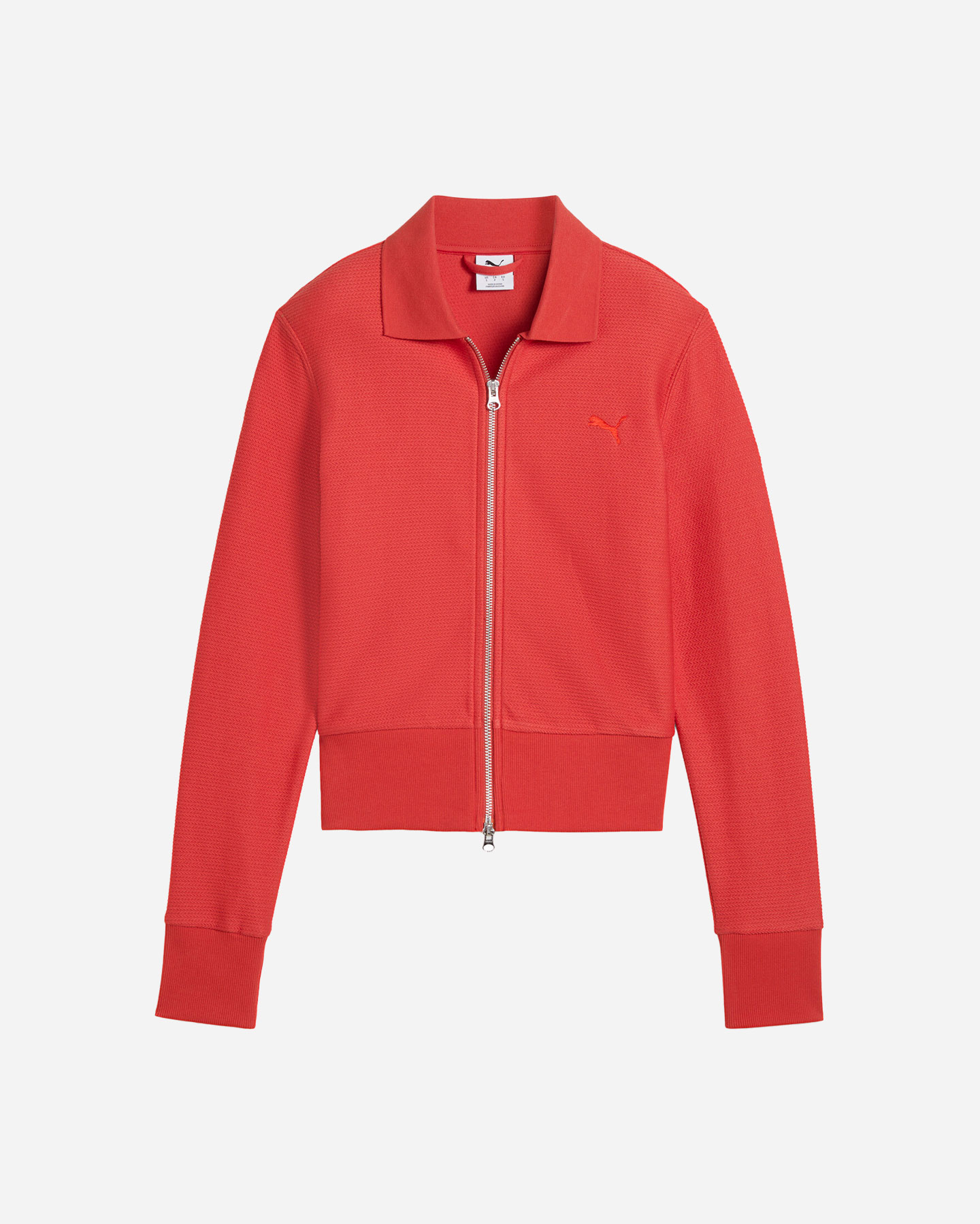 Felpa PUMA JACQUARD PREMIUM W - Rosso - 0 | Cisalfa Sport