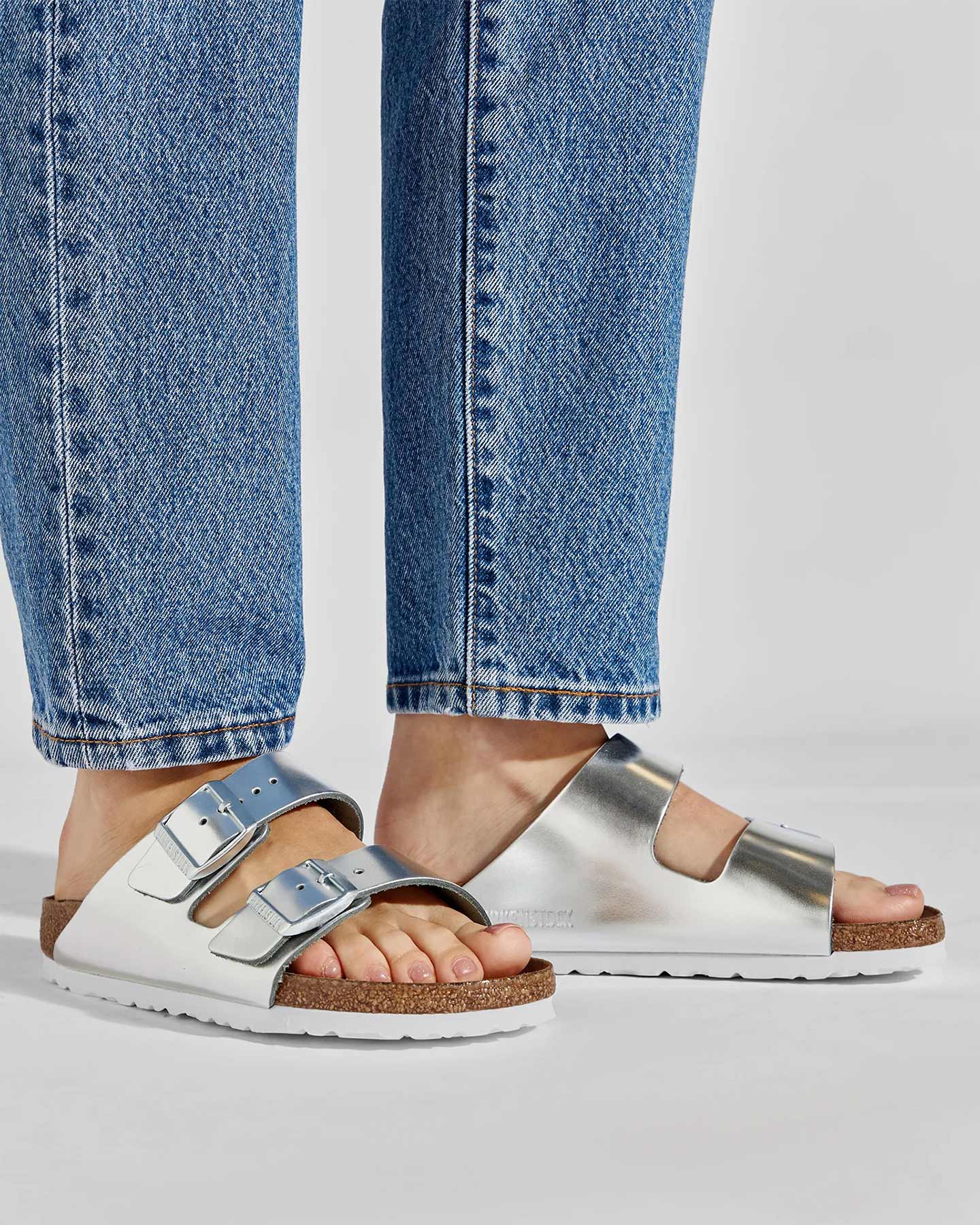 Sandali BIRKENSTOCK ARIZONA W - Argento - 5 | Cisalfa Sport
