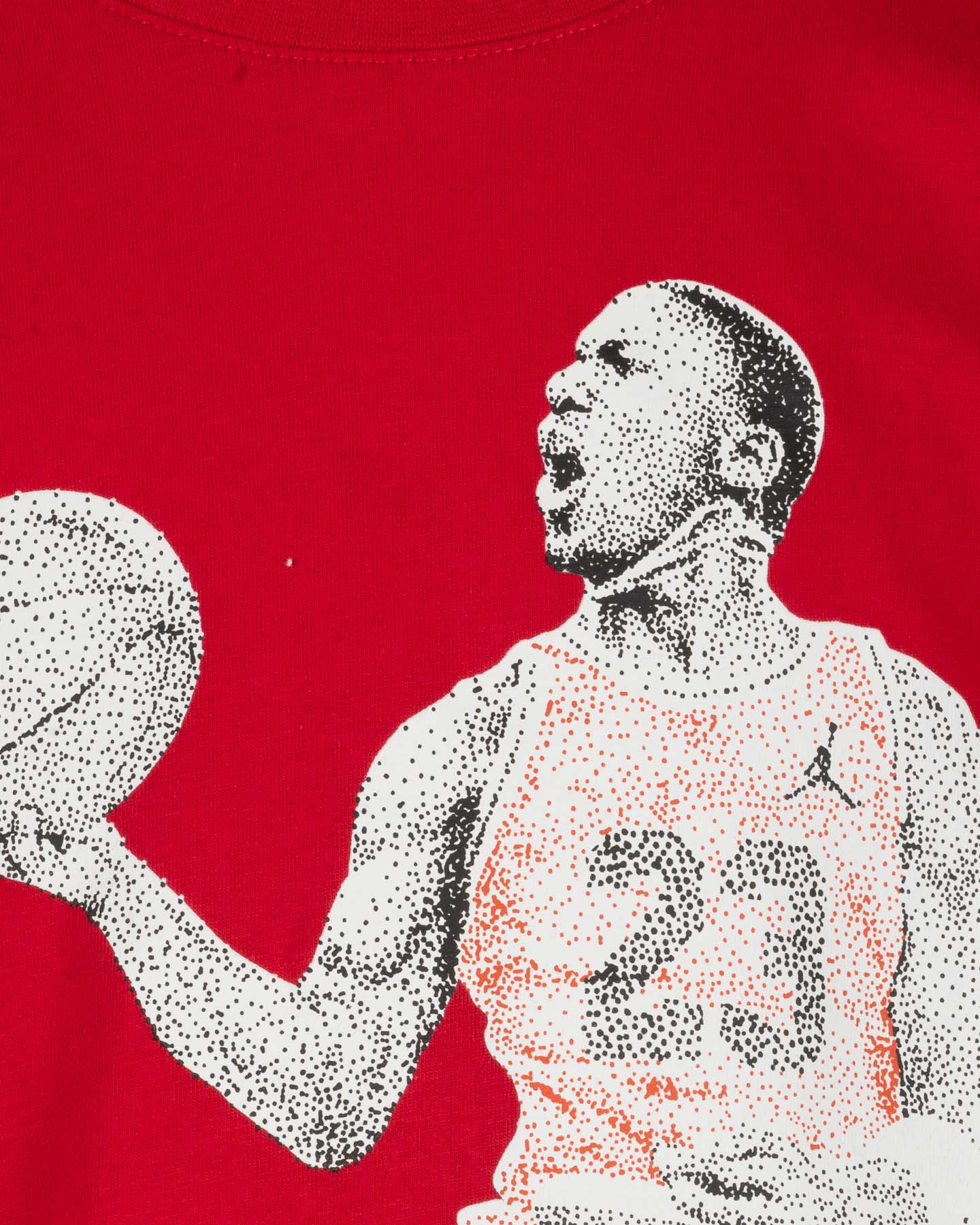 T-shirt NIKE JORDAN DOTS GYM JR - Rosso - 2 | Cisalfa Sport