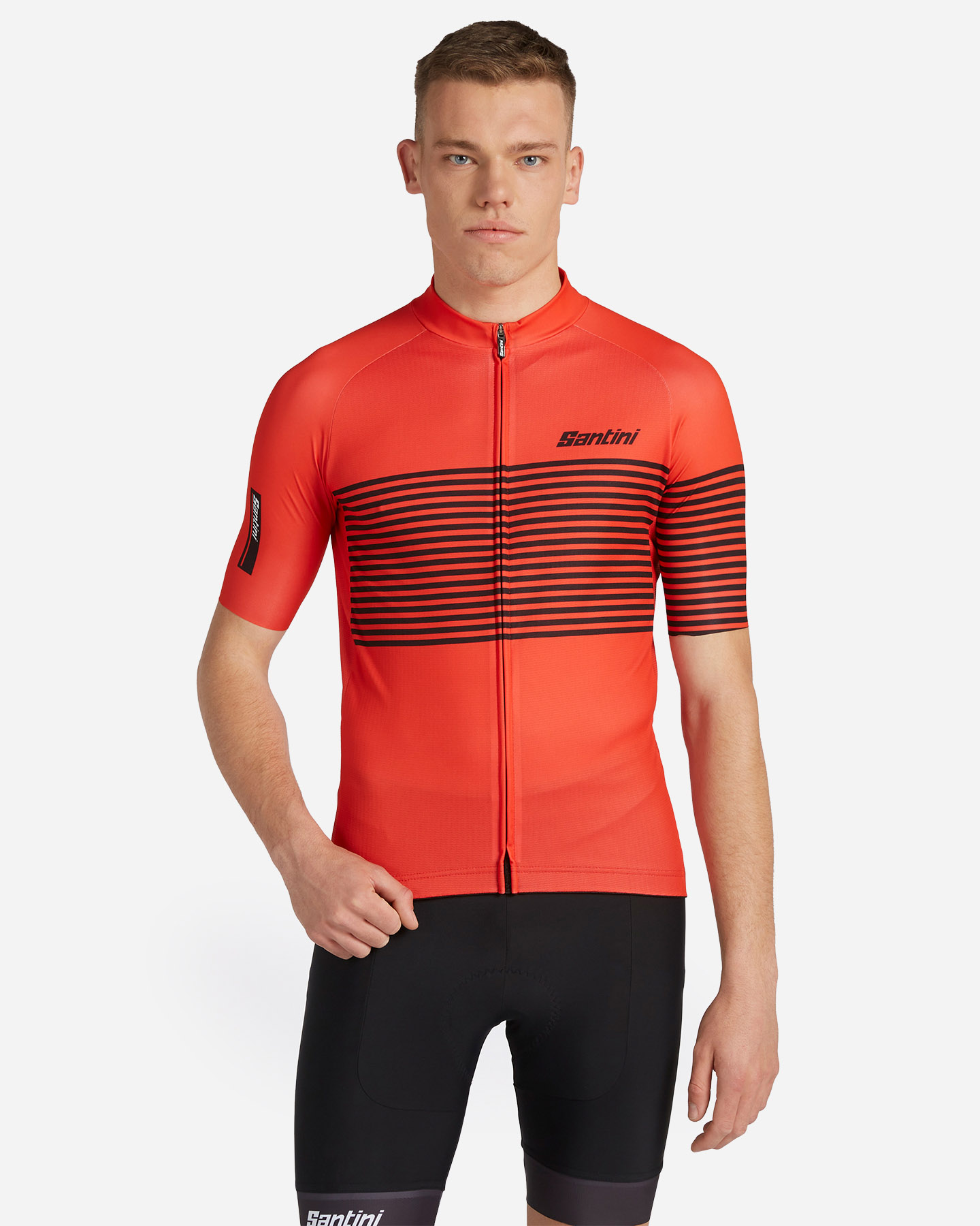 Maglia ciclismo SANTINI RACING KARMAEVO M - Rosso - 0 | Cisalfa Sport