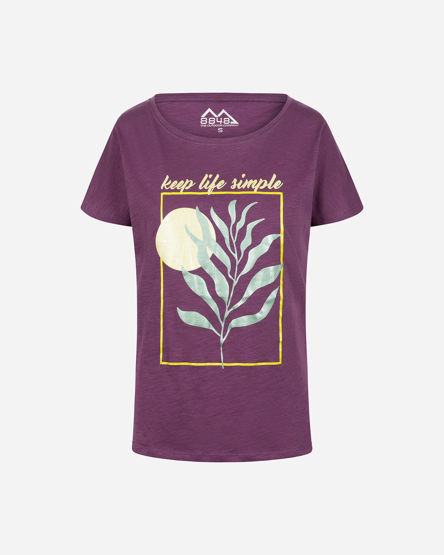 T-shirt 8848 MOUNTAIN ESSENTIAL W - Viola - 0 | Cisalfa Sport