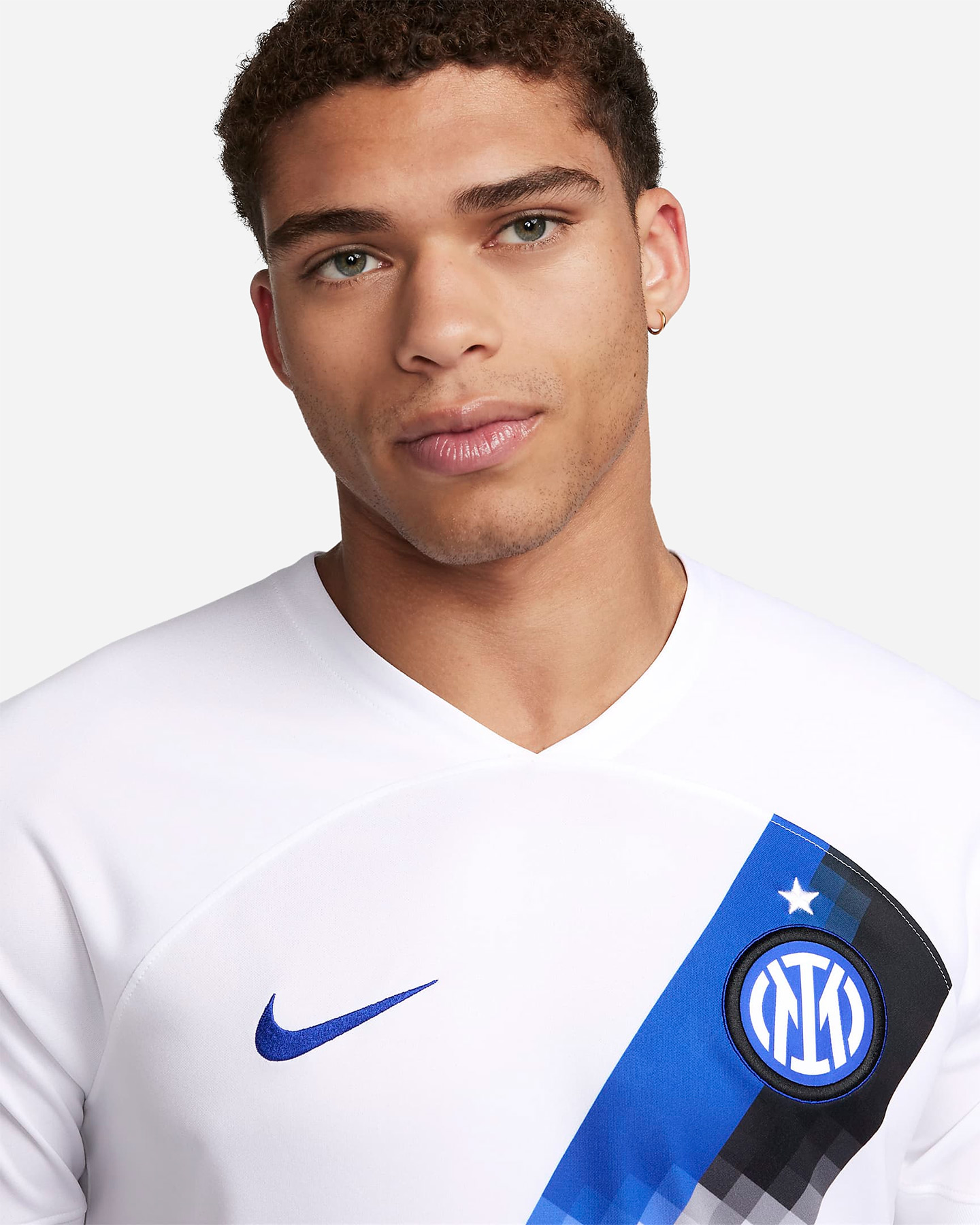 Maglia calcio ufficiale NIKE DRI FIT INTER AWAY 23-24 M - Bianco - 2 | Cisalfa Sport