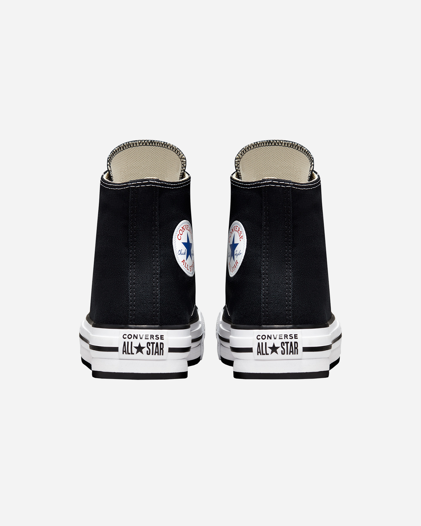Scarpe sneakers CONVERSE CHUCK TAYLOR ALL STAR EVA LIFT PLAT GS JR - Nero - 4 | Cisalfa Sport