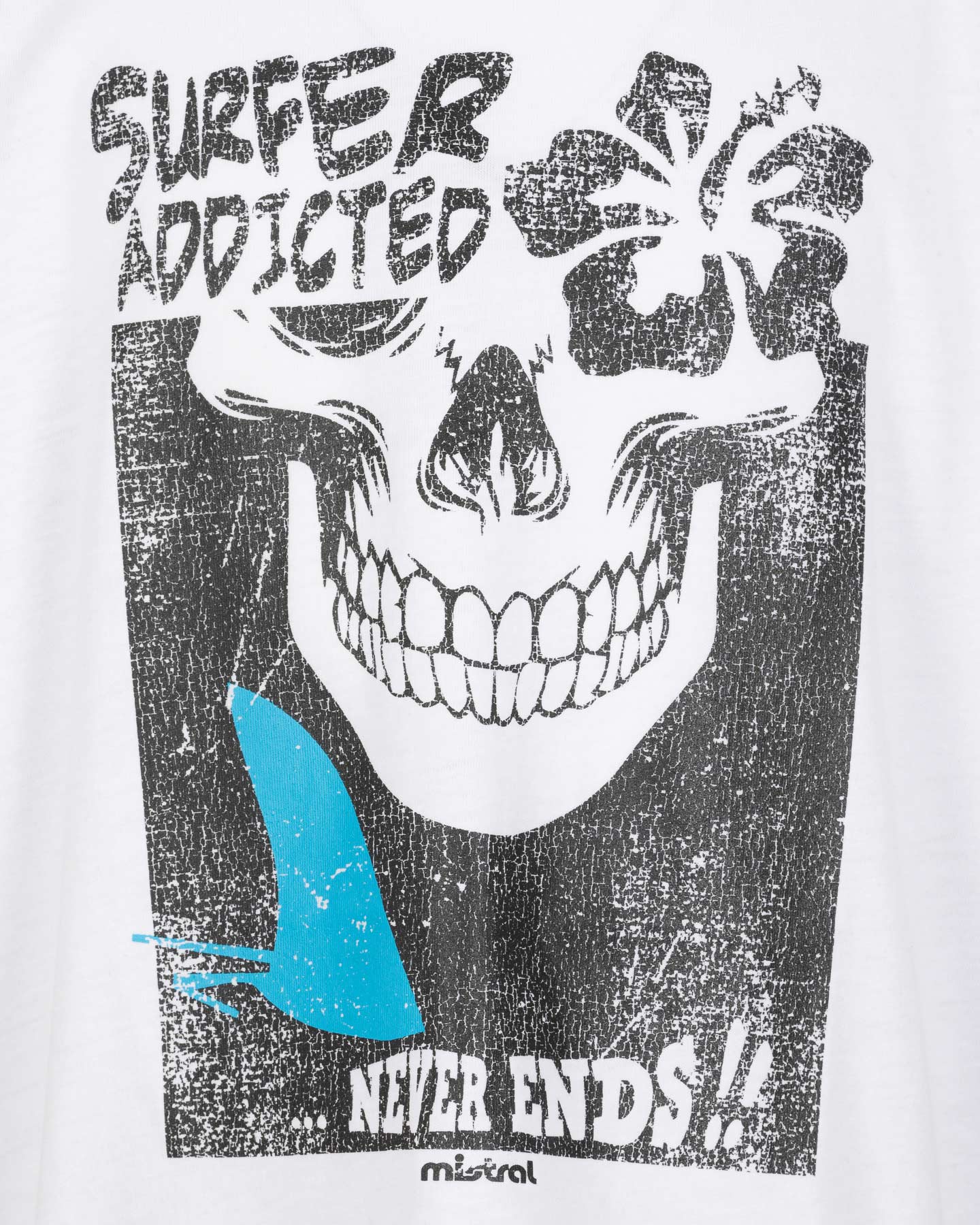 T-shirt MISTRAL KISS SKULL JR - Bianco - 2 | Cisalfa Sport