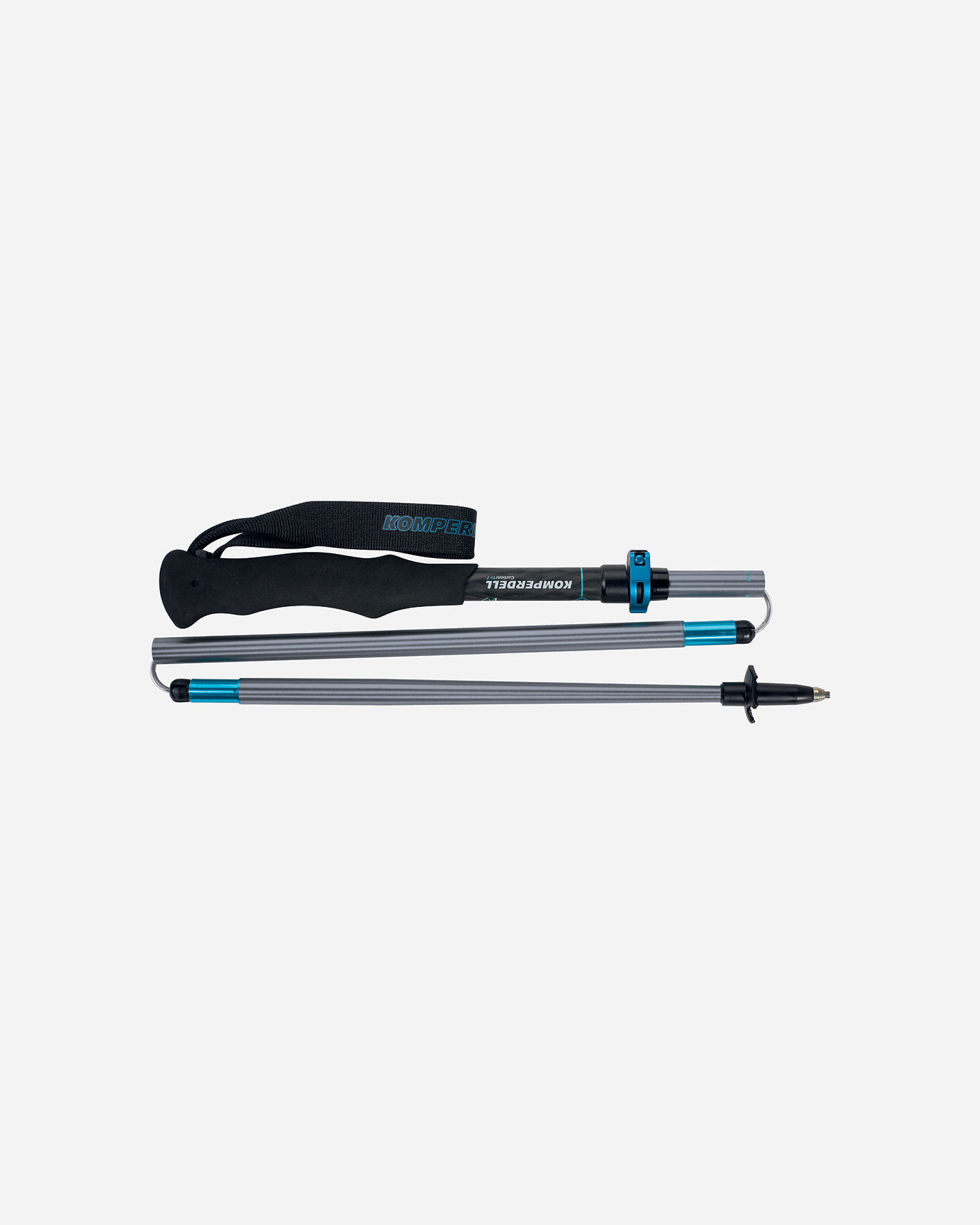 Bastoncini trekking KOMPERDELL TRAILSTICK CARBON C7 VARIO - Nero - 1 | Cisalfa Sport