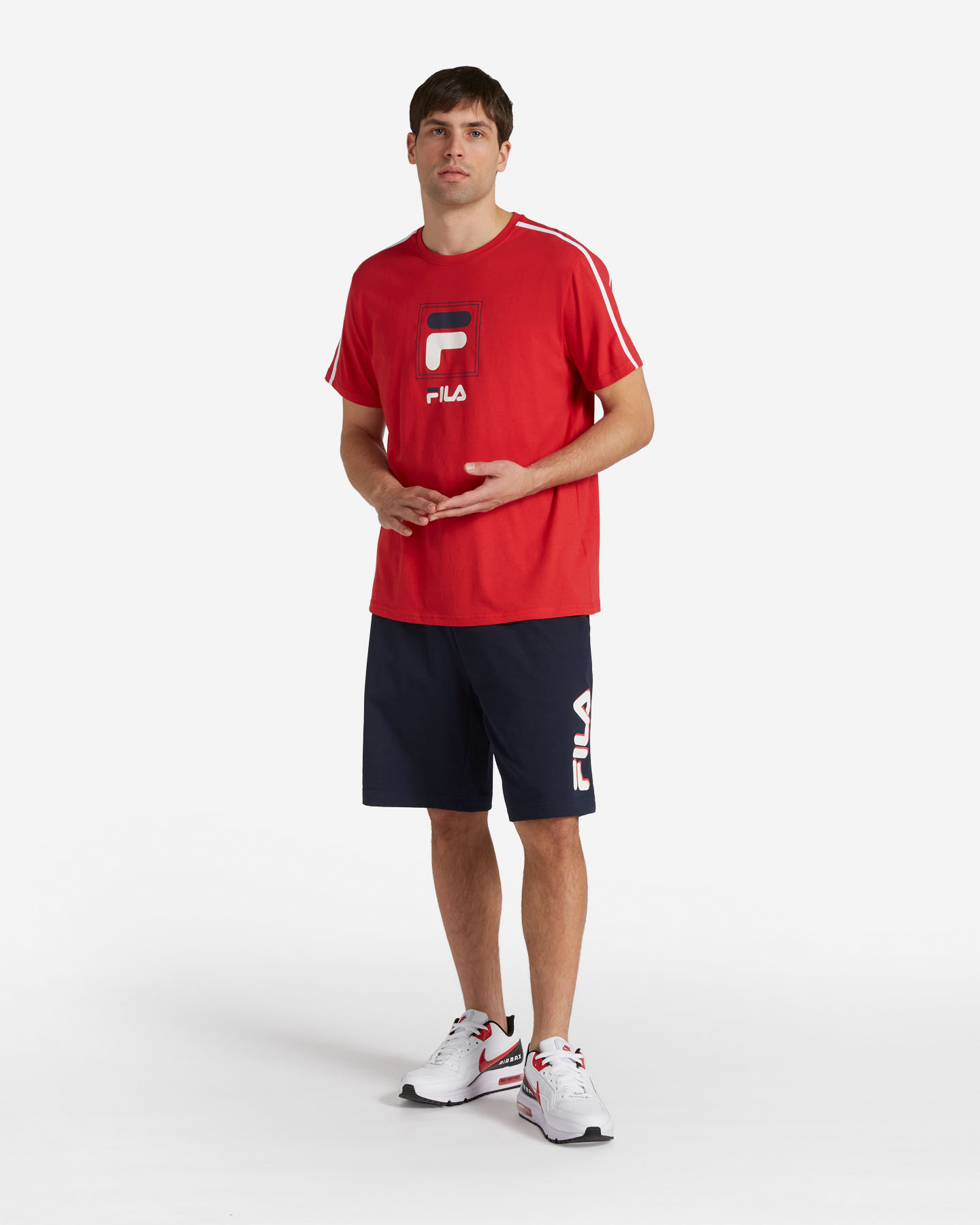 T-shirt FILA LOGO BOX M - Rosso - 1 | Cisalfa Sport