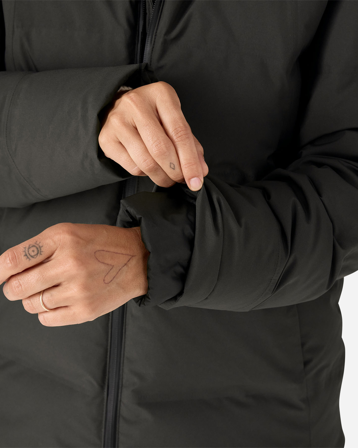 Patagonia long black jacket hotsell