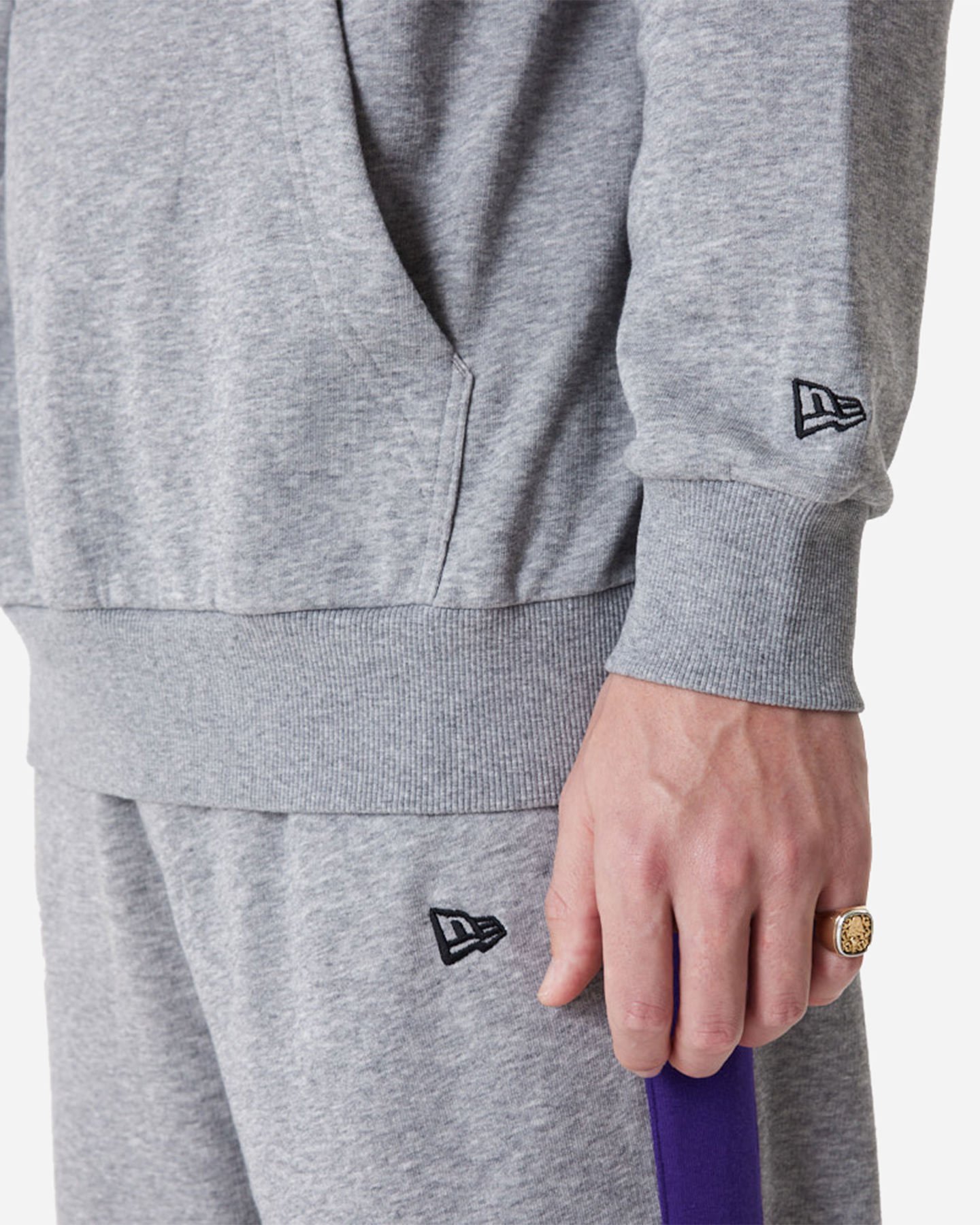 Felpa NEW ERA LOS ANGELES LAKERS M - Grigio - 4 | Cisalfa Sport