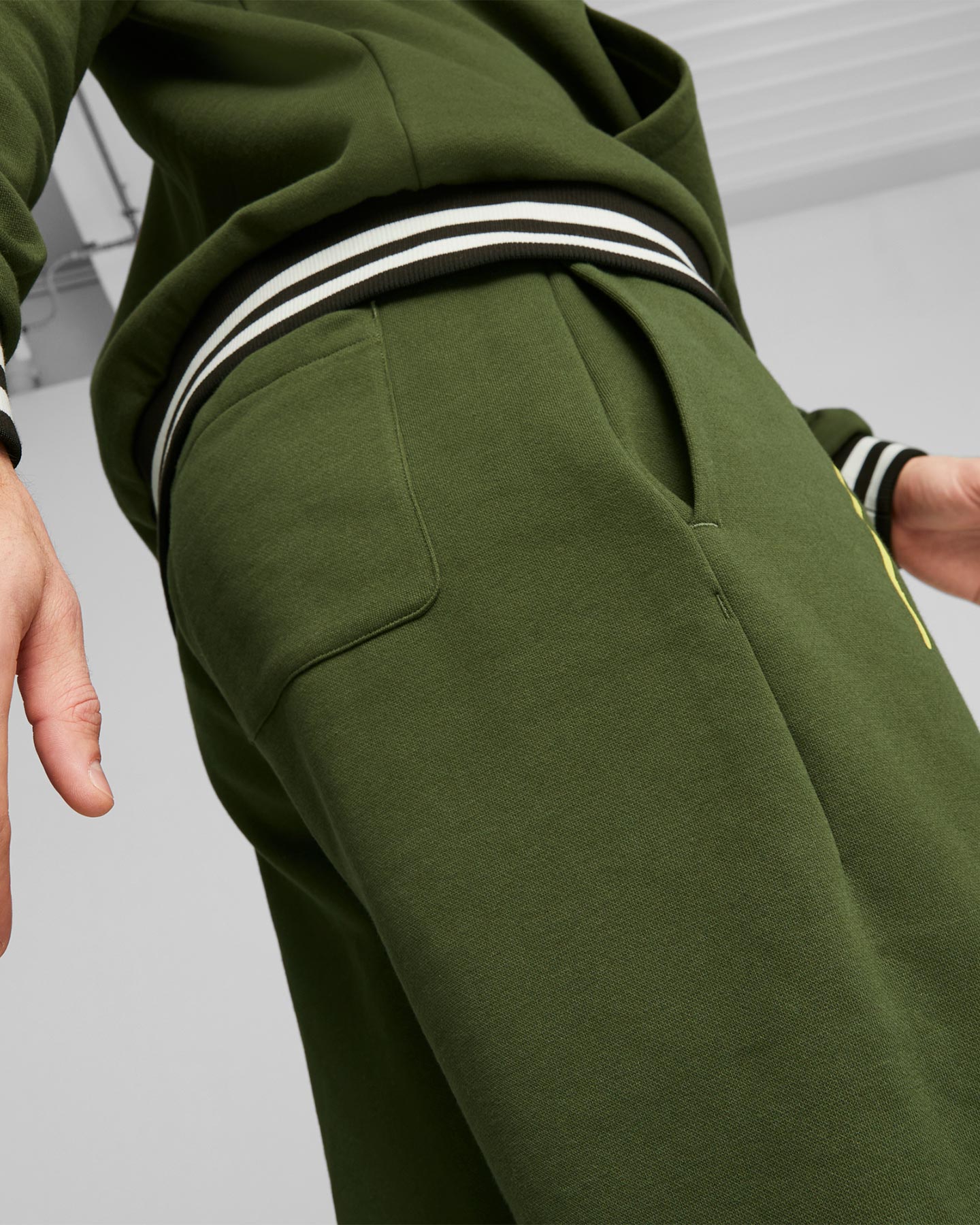 Pantalone PUMA FRANCHISE CORE M - Verde - 4 | Cisalfa Sport