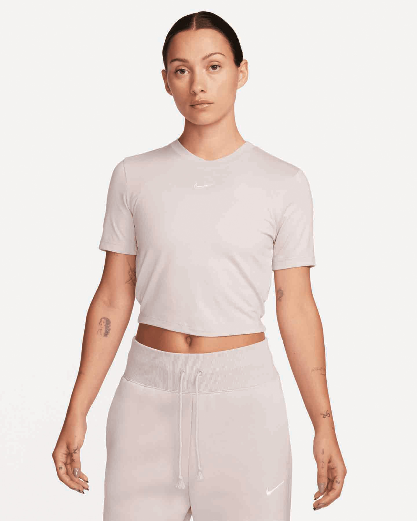 T-shirt NIKE CROP ESSENTIALS W - Lilla - 0 | Cisalfa Sport