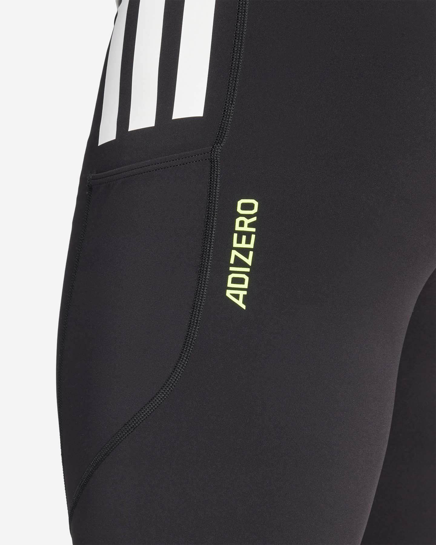 Short running ADIDAS ADIZERO S TGT M - Nero - 4 | Cisalfa Sport