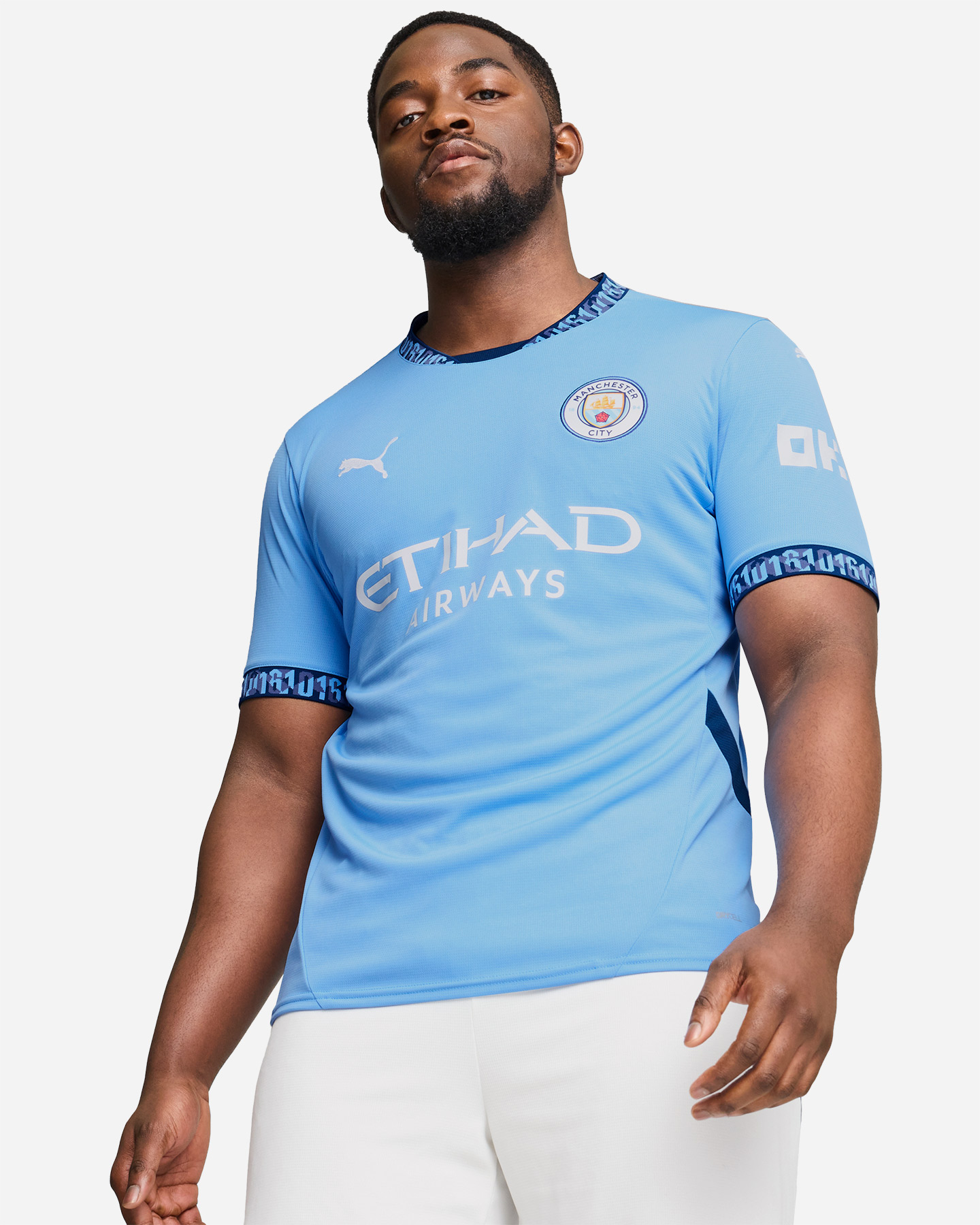 Maglia calcio ufficiale PUMA MANCHESTER CITY HOME REPLICA 24-25 M - Azzurro - 2 | Cisalfa Sport