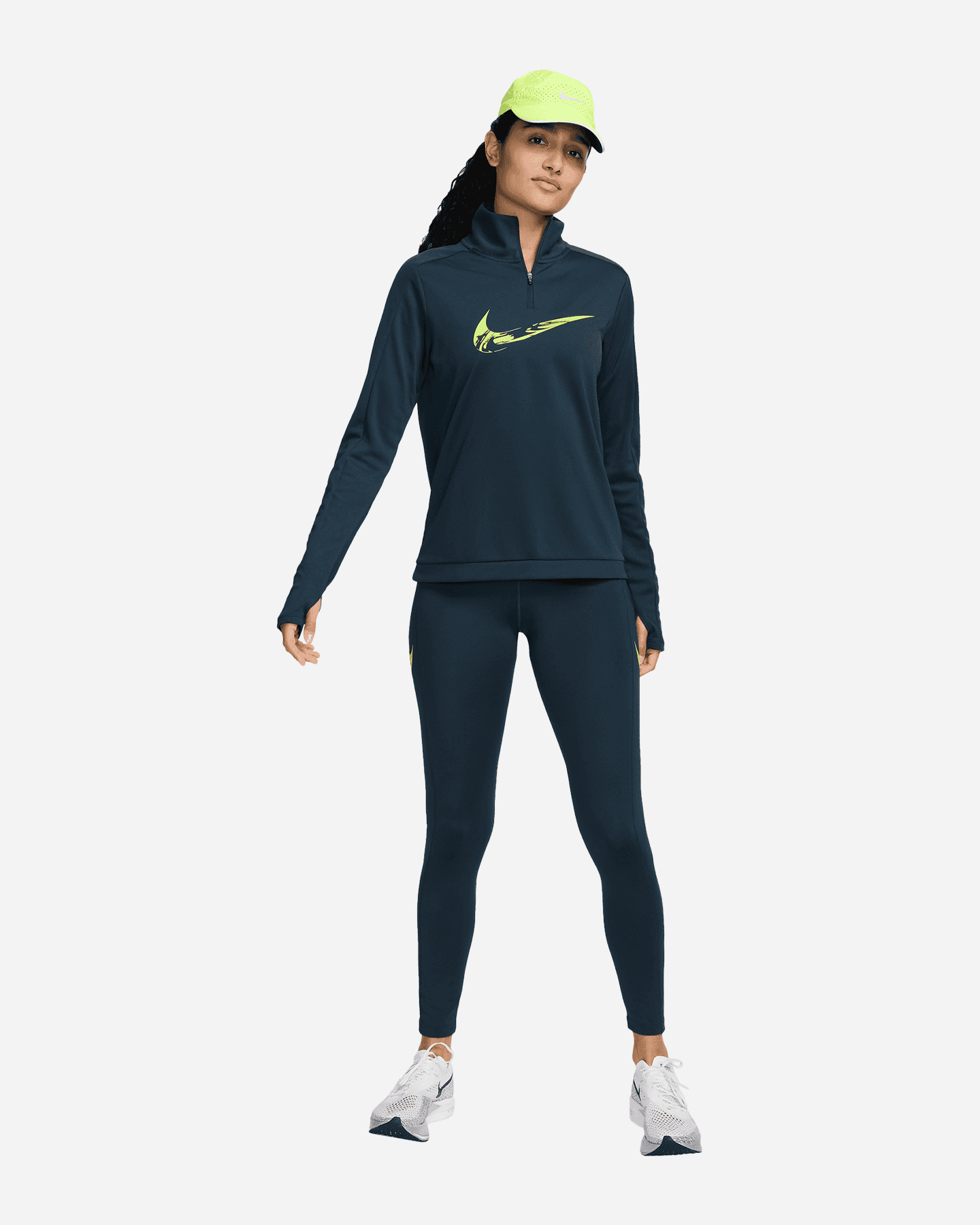 Maglia running NIKE MID SWOOSH W - 5 | Cisalfa Sport