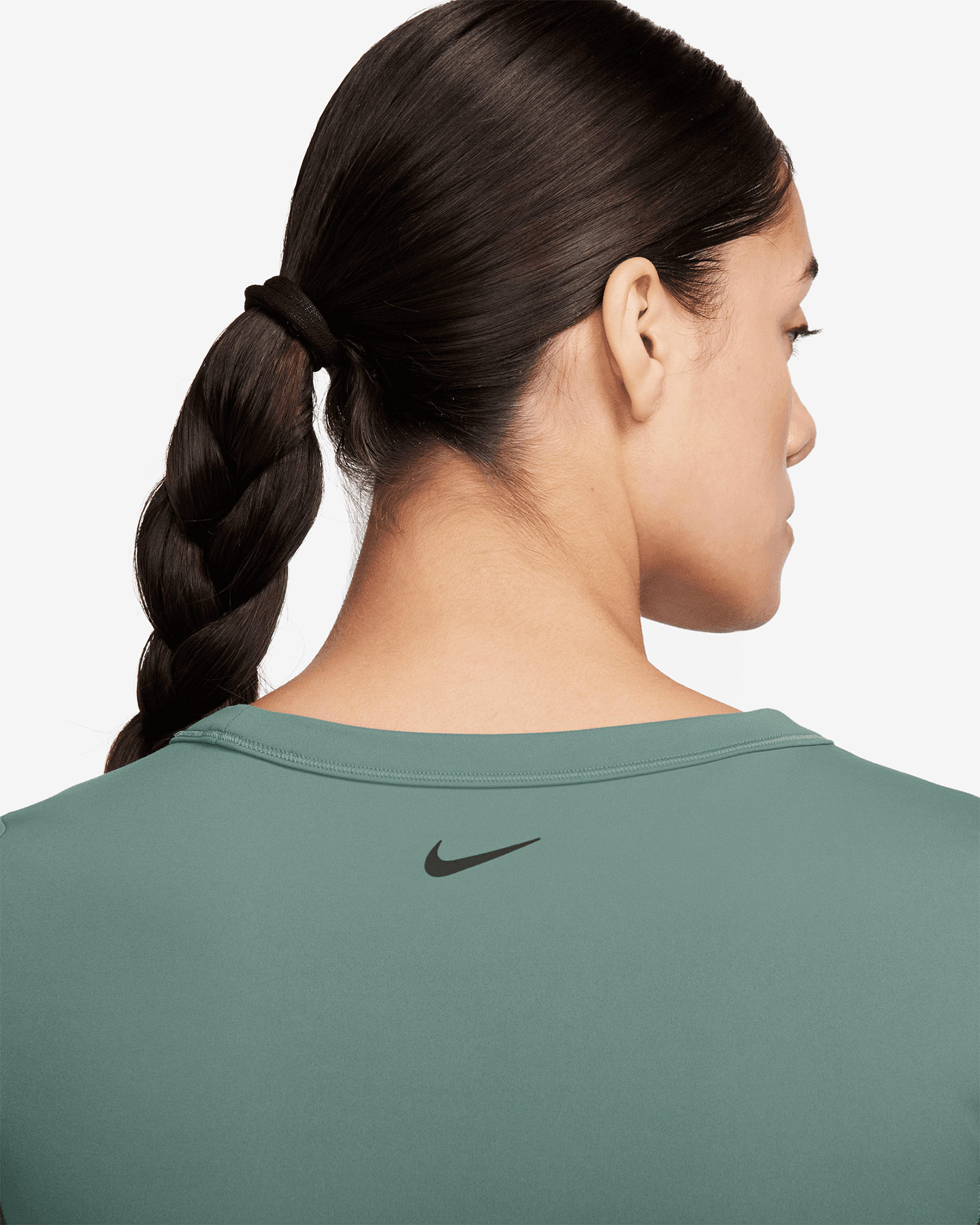 T-shirt training NIKE DRI FIT CROP ONE W - Verde - 2 | Cisalfa Sport