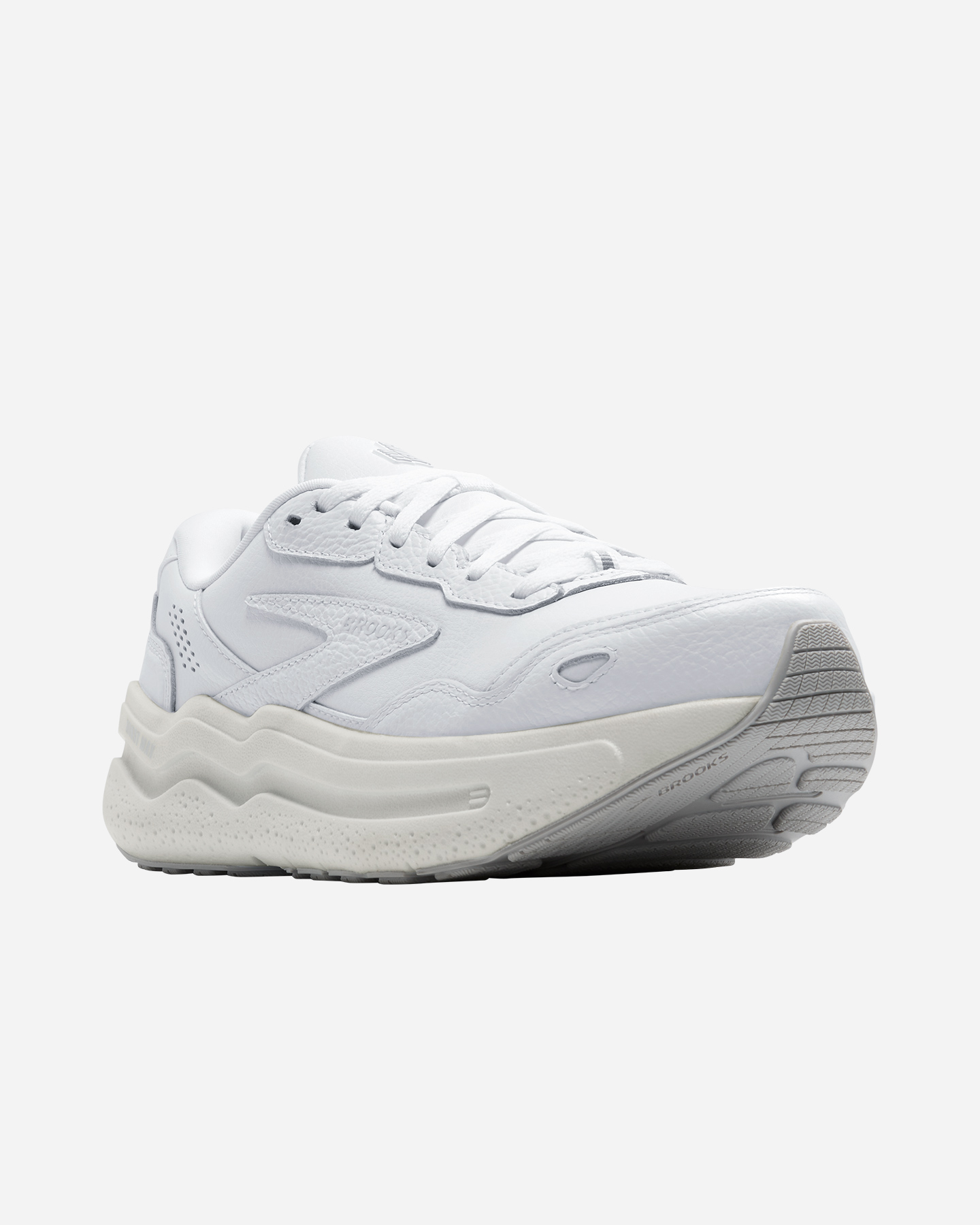 Scarpe running BROOKS GHOST MAX LEATHER W - Bianco - 1 | Cisalfa Sport