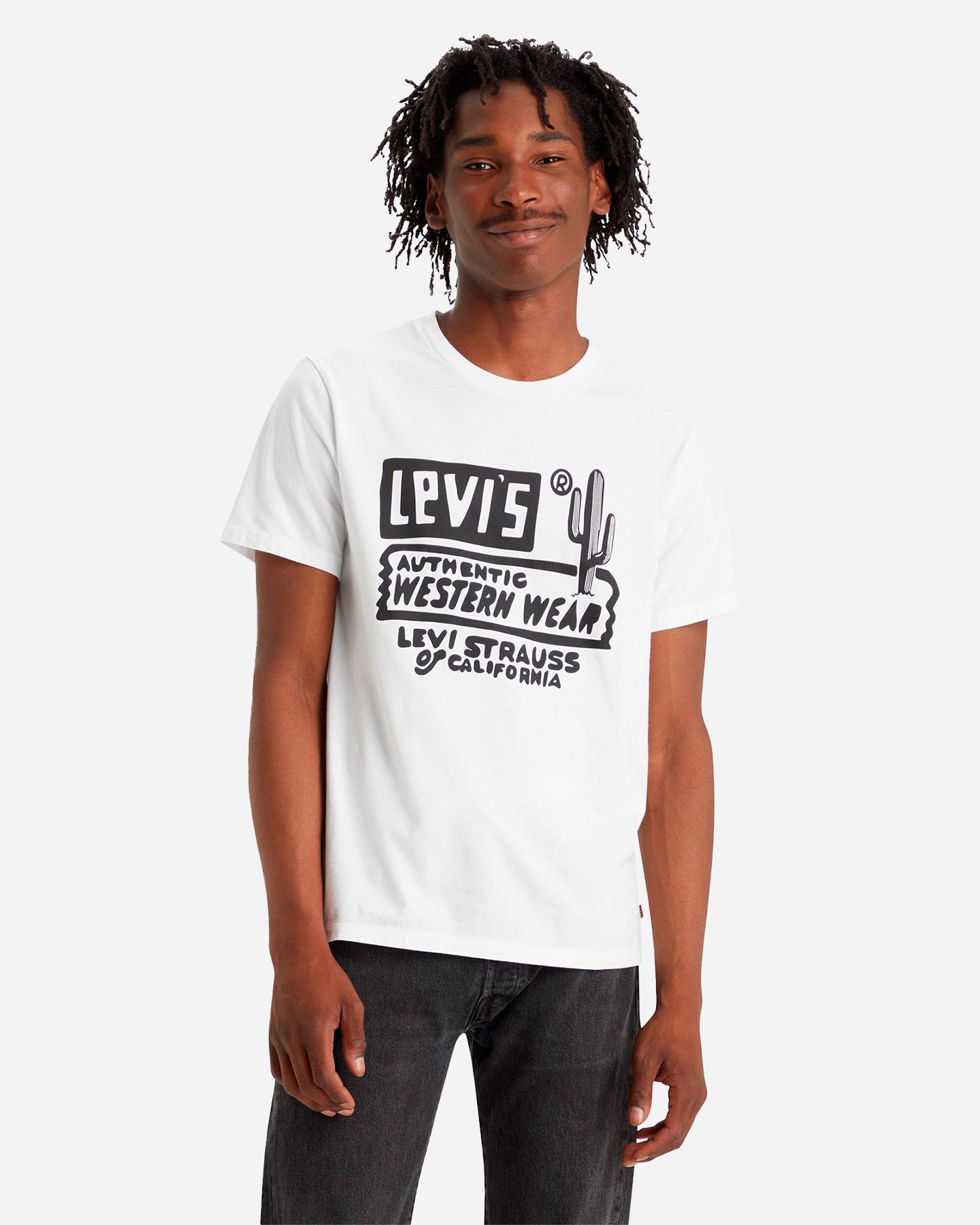 T-shirt LEVI'S BIG LOGO CACTUS M - Bianco - 1 | Cisalfa Sport